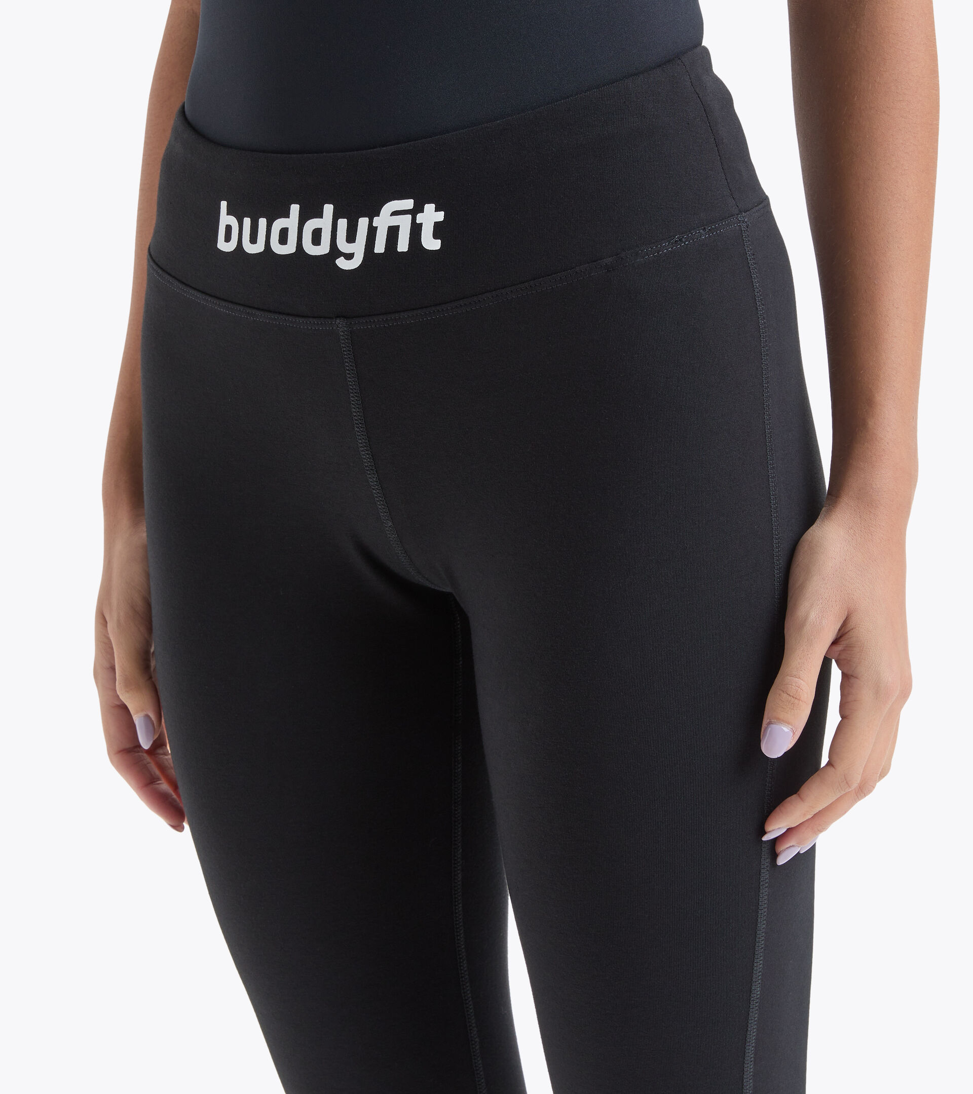 Training leggings - Women L. 7/8 LEGGINGS BUDDYFIT BLACK - Diadora