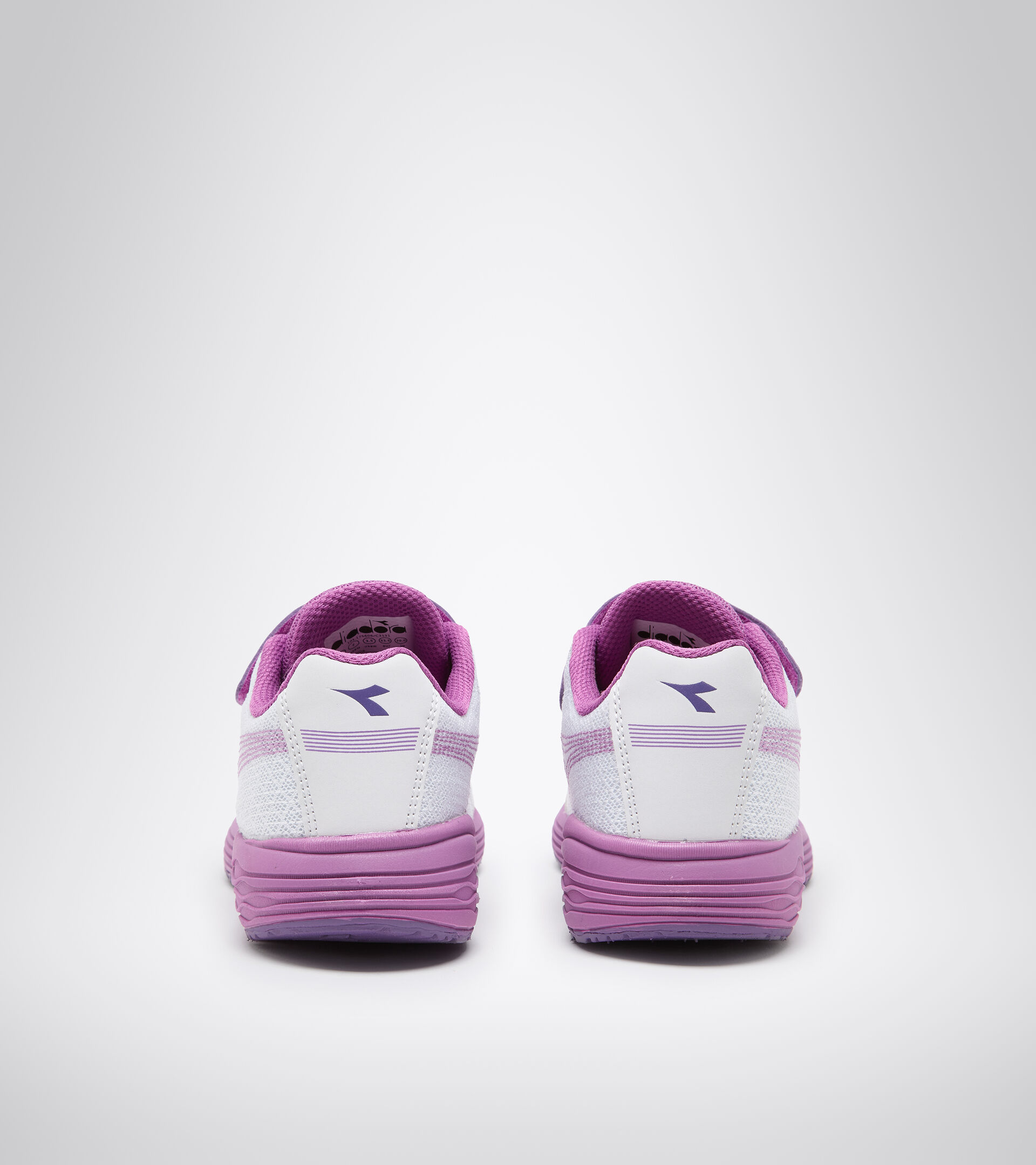 Zapatilla de running - Unisex niños FLAMINGO 5 JR BIANCO/ROSA ORCHIDEA - Diadora