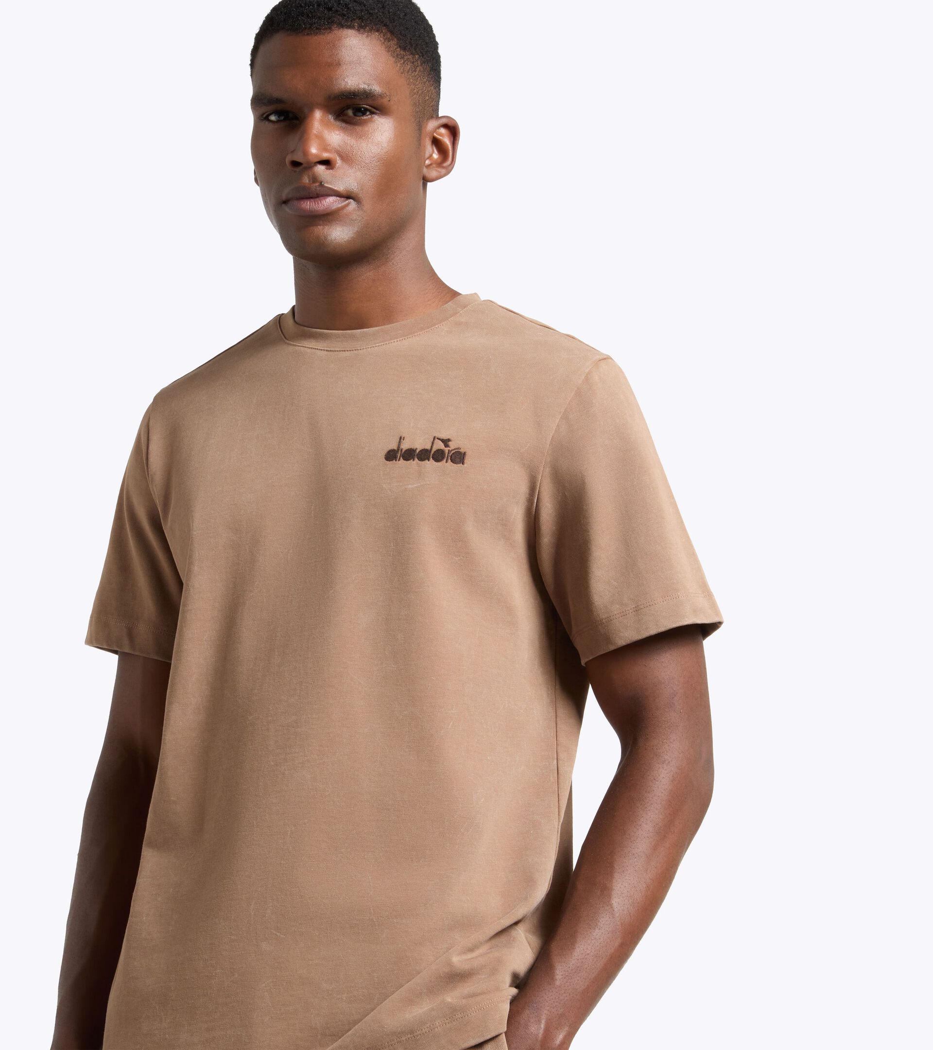 Short-sleeved T-shirt - Regular fit - Men&rsquo;s T-SHIRT SS AVENUE LAB II TOASTED COCONUT - Diadora