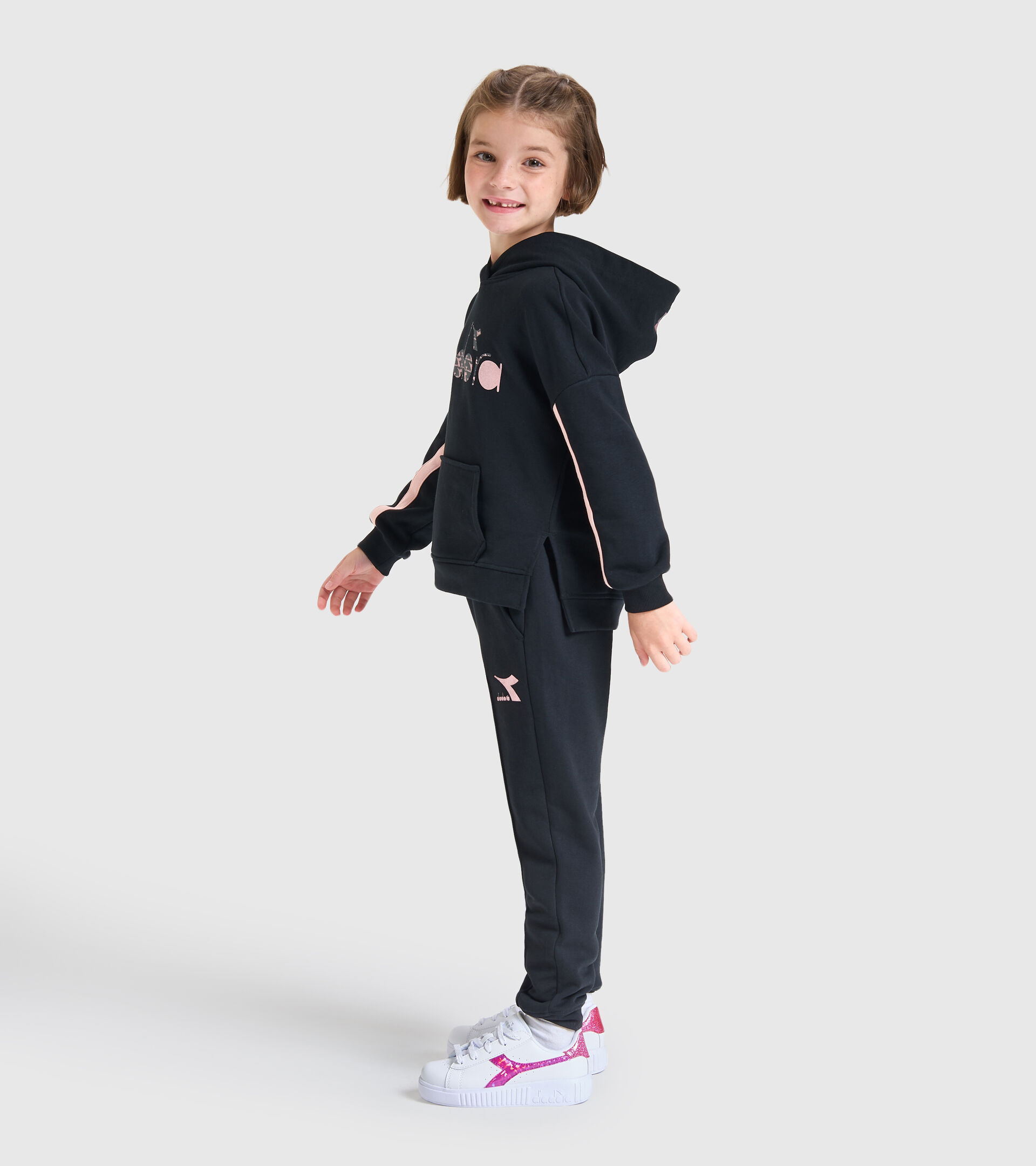 Tracksuit - Kids JG.HD TRACKSUIT TWINKLE BLACK - Diadora