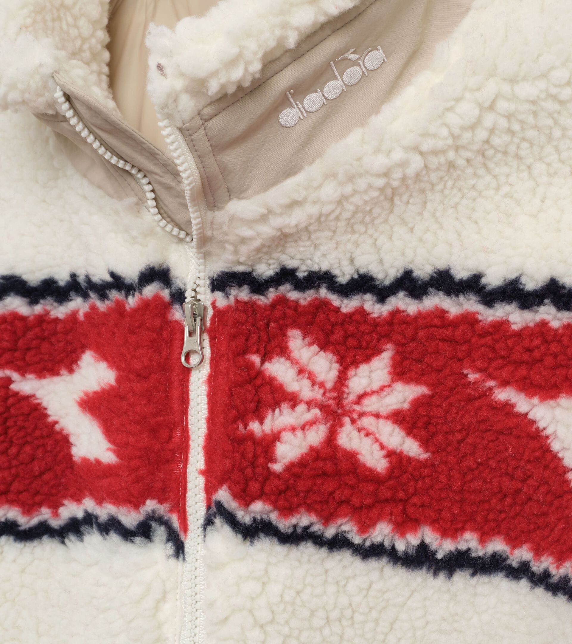 Reversible fleece vest - Exclusive e-commerce & Cortina Store - Women's REVERSIBLE POLAR FLEECE JACKET WHITE - Diadora