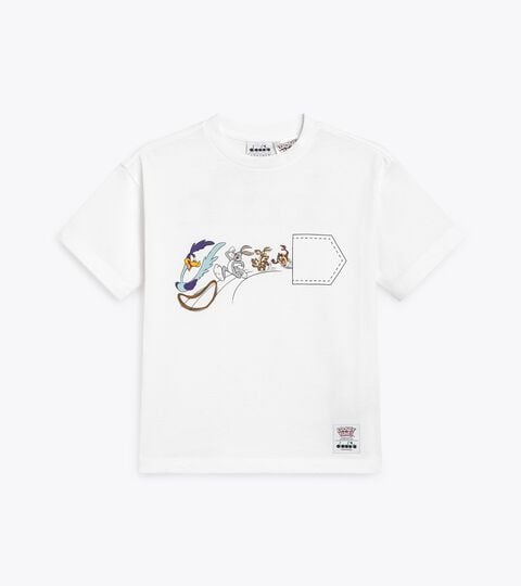 JU.T-SHIRT SS TEAM LT, OPTICAL WHITE Looney Tunes t-shirt - Gender Neutral - Kids 
 JU.T-SHIRT SS TEAM LT OPTICAL WHITE - Diadora