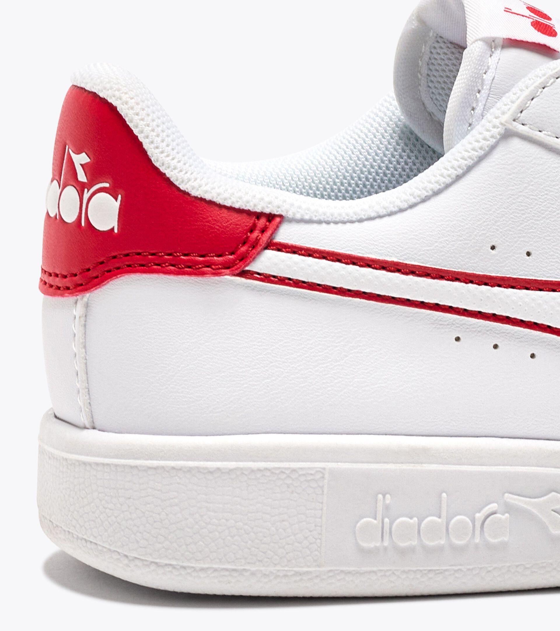 Sports shoes - Kids 4-8 years GAME P PS WHITE/BITTERSWEET RED - Diadora