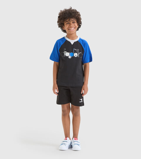 Cotton shorts/T-shirt set - Boys JB.SET SS SCORE BLACK - Diadora