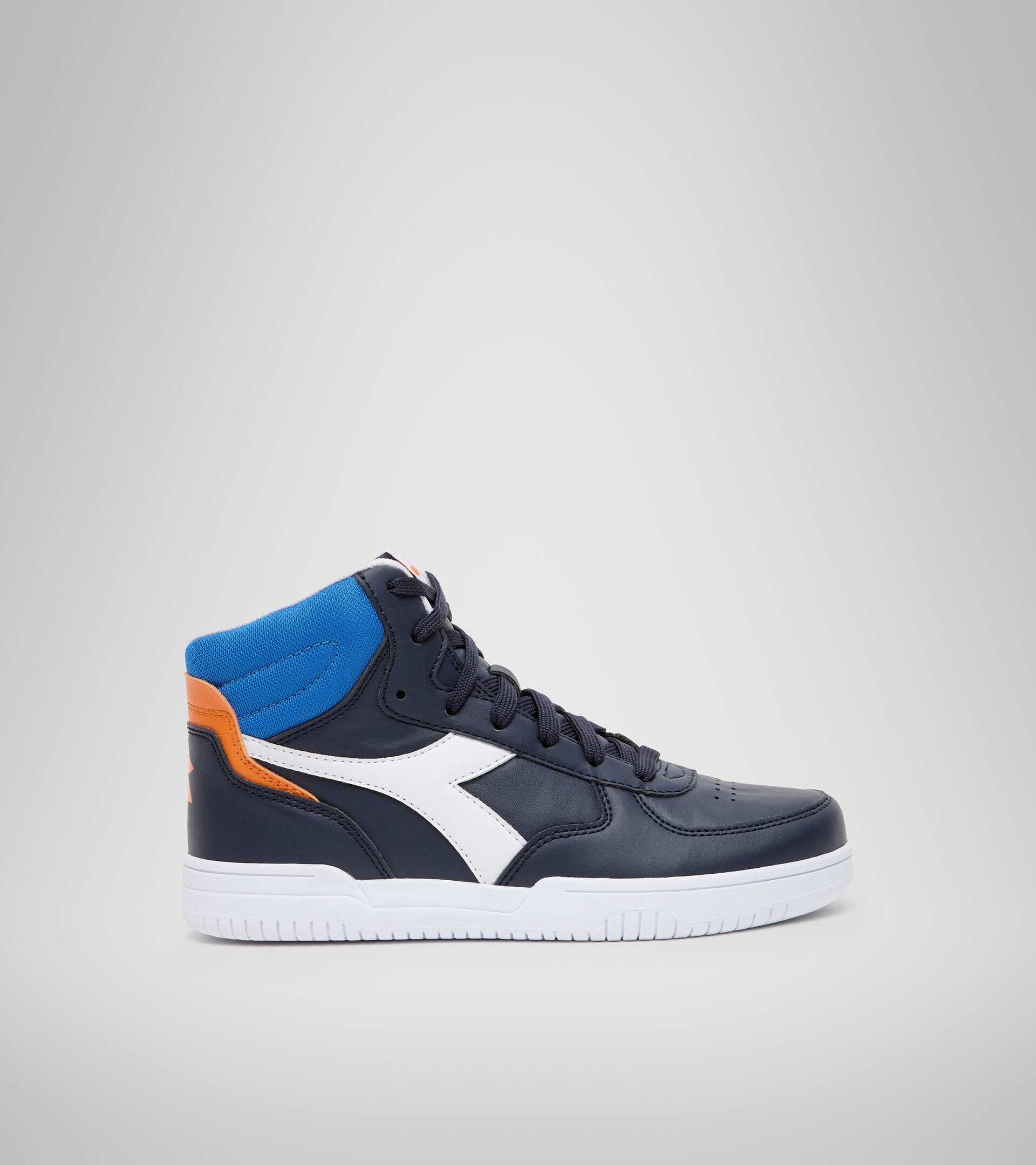 Sports shoes - Youth 8-16 years RAPTOR MID GS BLUE CORSAIR/WHITE - Diadora