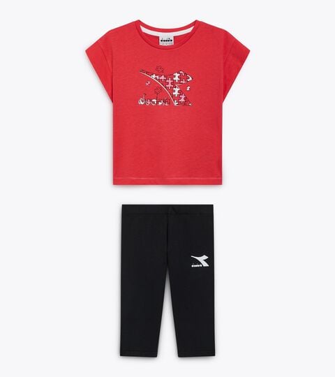 JG. SET SS PUZZLES, CAYENNE RED Sports set - T-shirt and leggings - Girl
JG. SET SS PUZZLES CAYENNE RED - Diadora