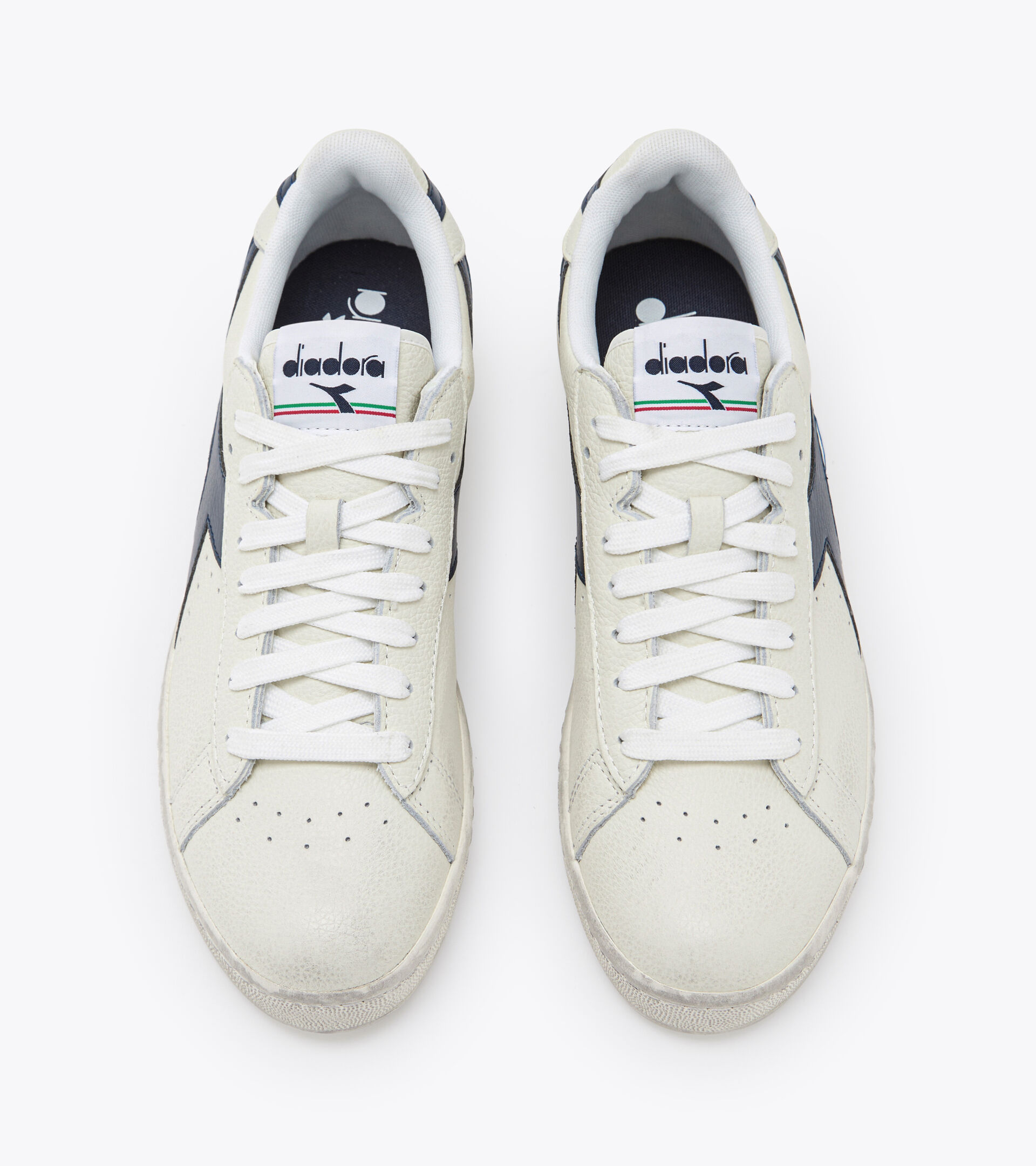 Zapatillas deportivas - Unisex GAME L LOW WAXED BLANCO/UNIFORME AZUL - Diadora
