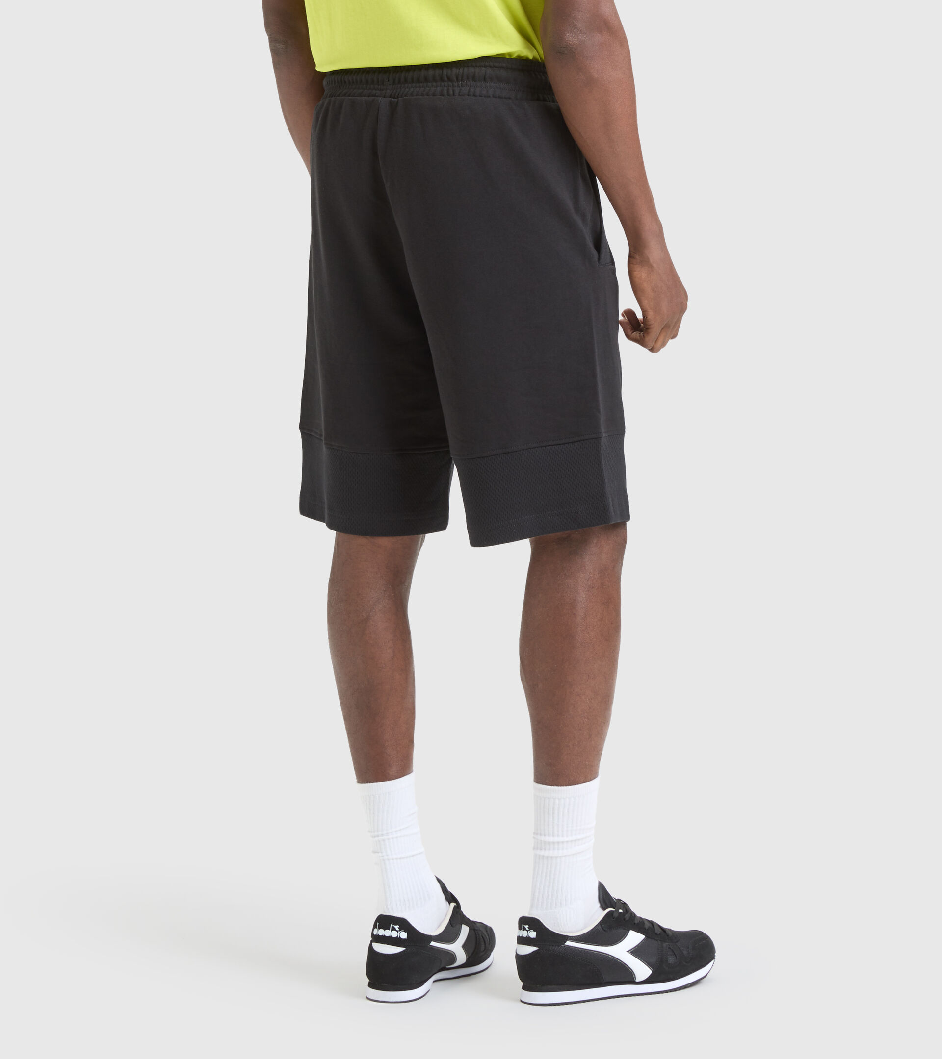 Training Bermuda shorts - Men BERMUDA WEAVE BLACK - Diadora