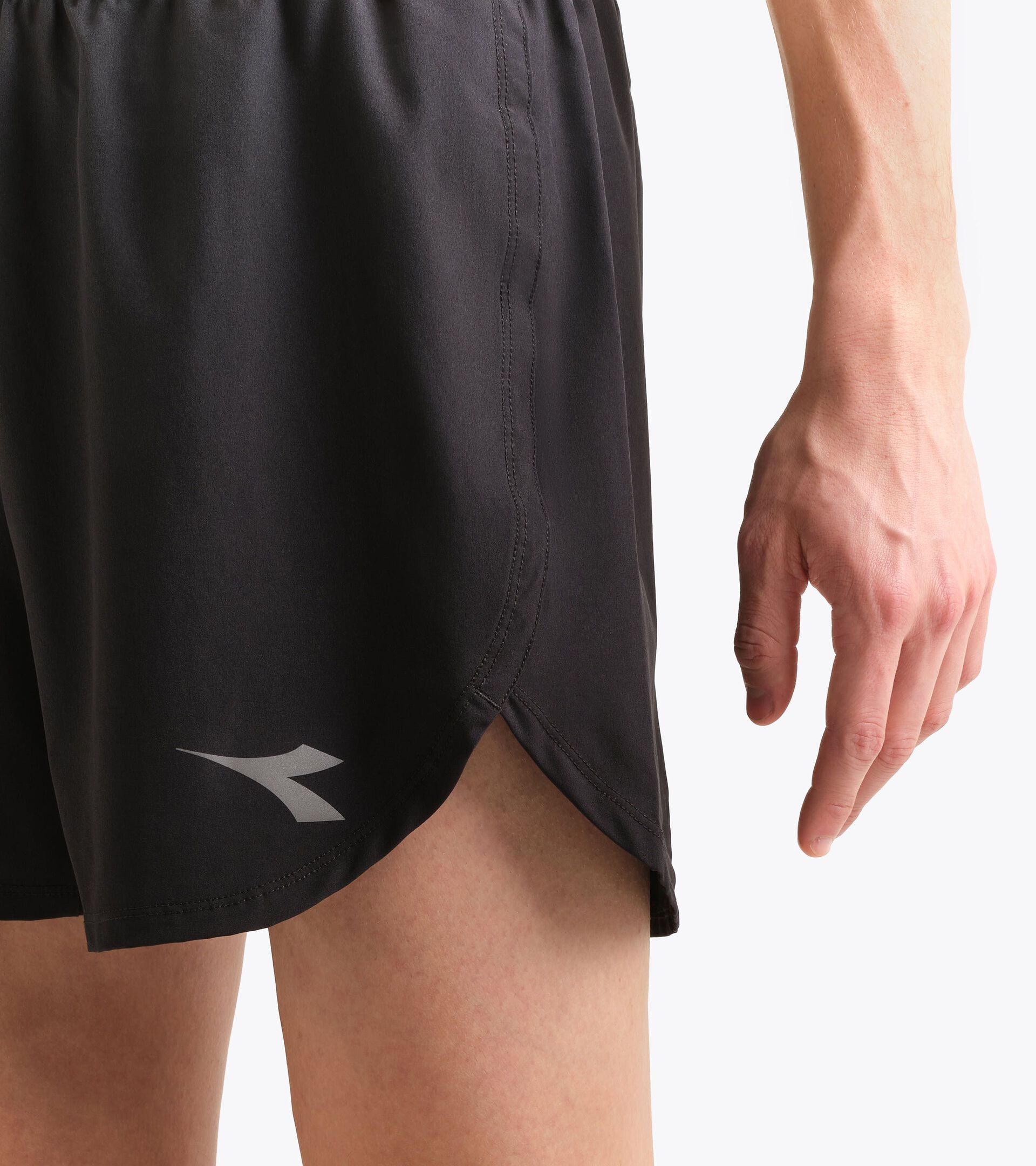 5&rsquo;&rsquo; Running Shorts - Men&rsquo;s
 SHORTS 5 BLACK - Diadora