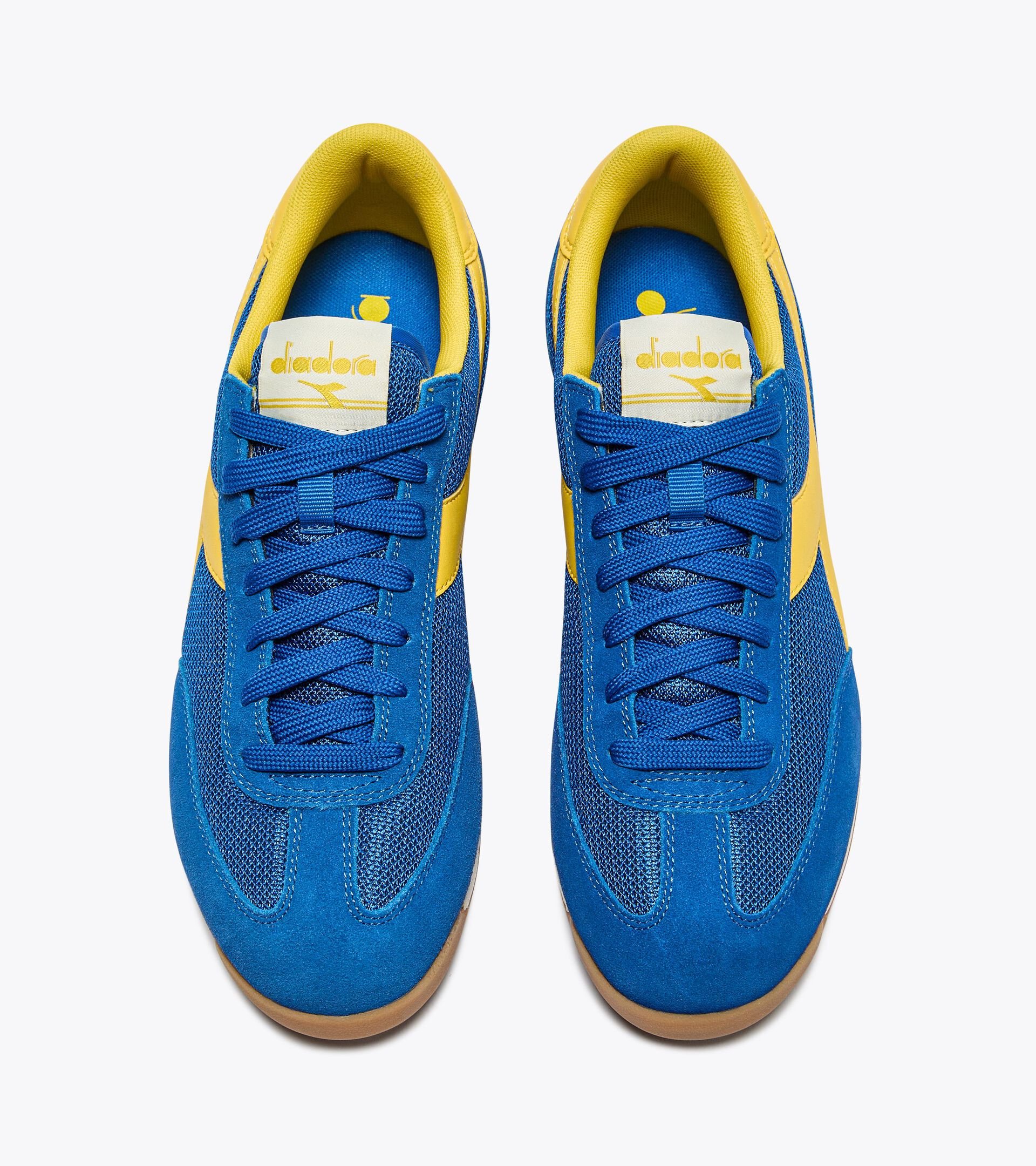 Zapatilla de ante de caña baja - Para todos los géneros CROSS AZUL LAPIS - Diadora