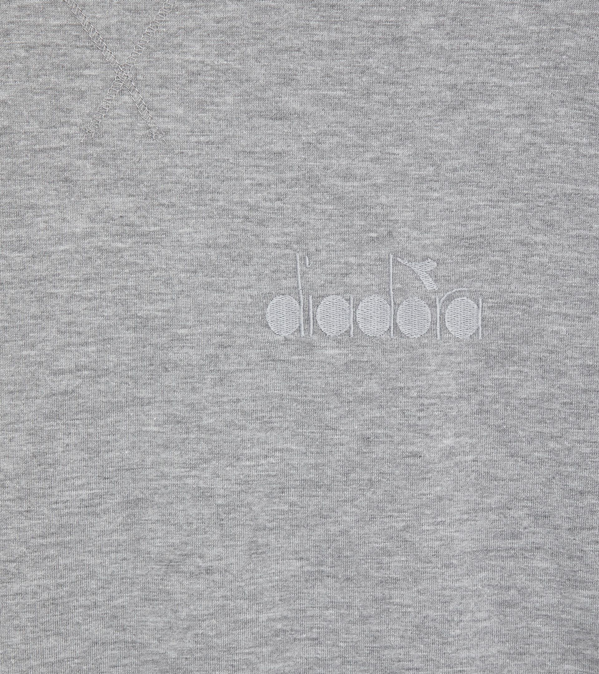 T-Shirt - Gender Neutral T-SHIRT SS ATHL. LOGO HOCHHAUS MELANGE - Diadora