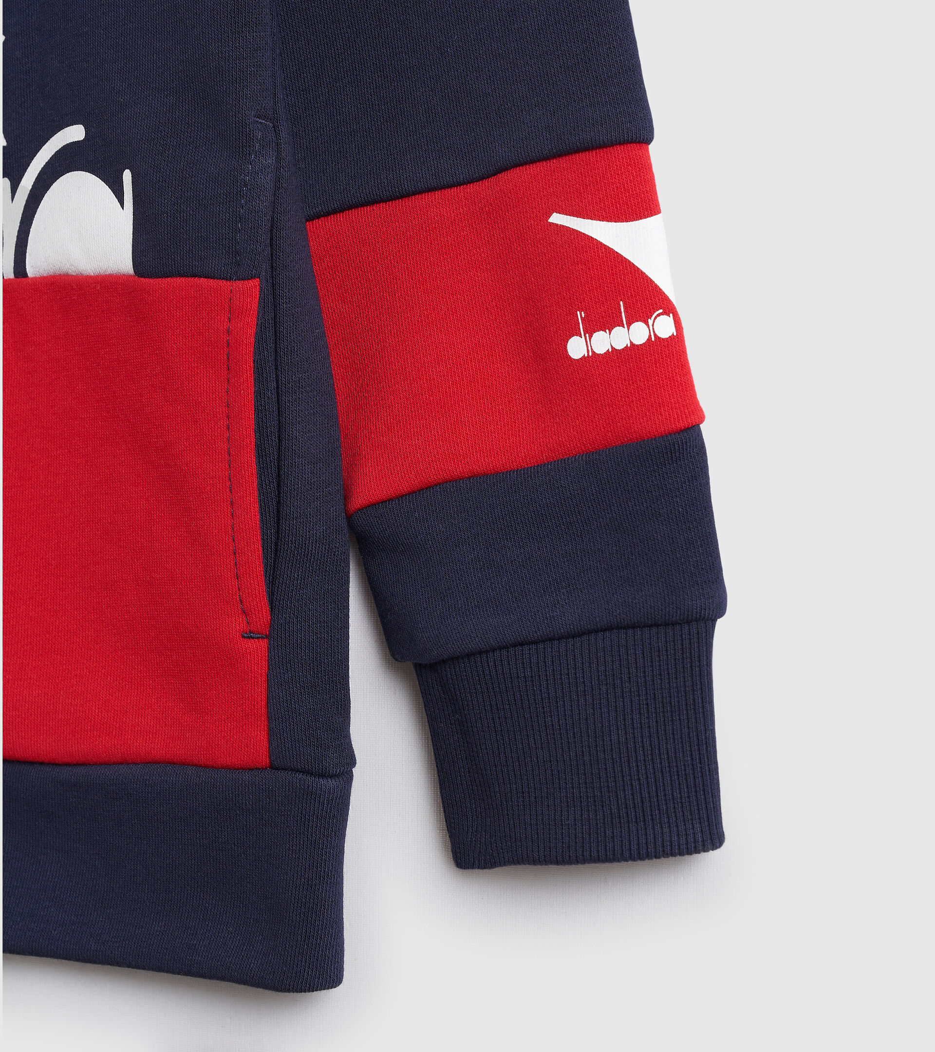 Tracksuit - Kids JB.TRACKSUIT FZ HOOPLA CLASSIC NAVY - Diadora