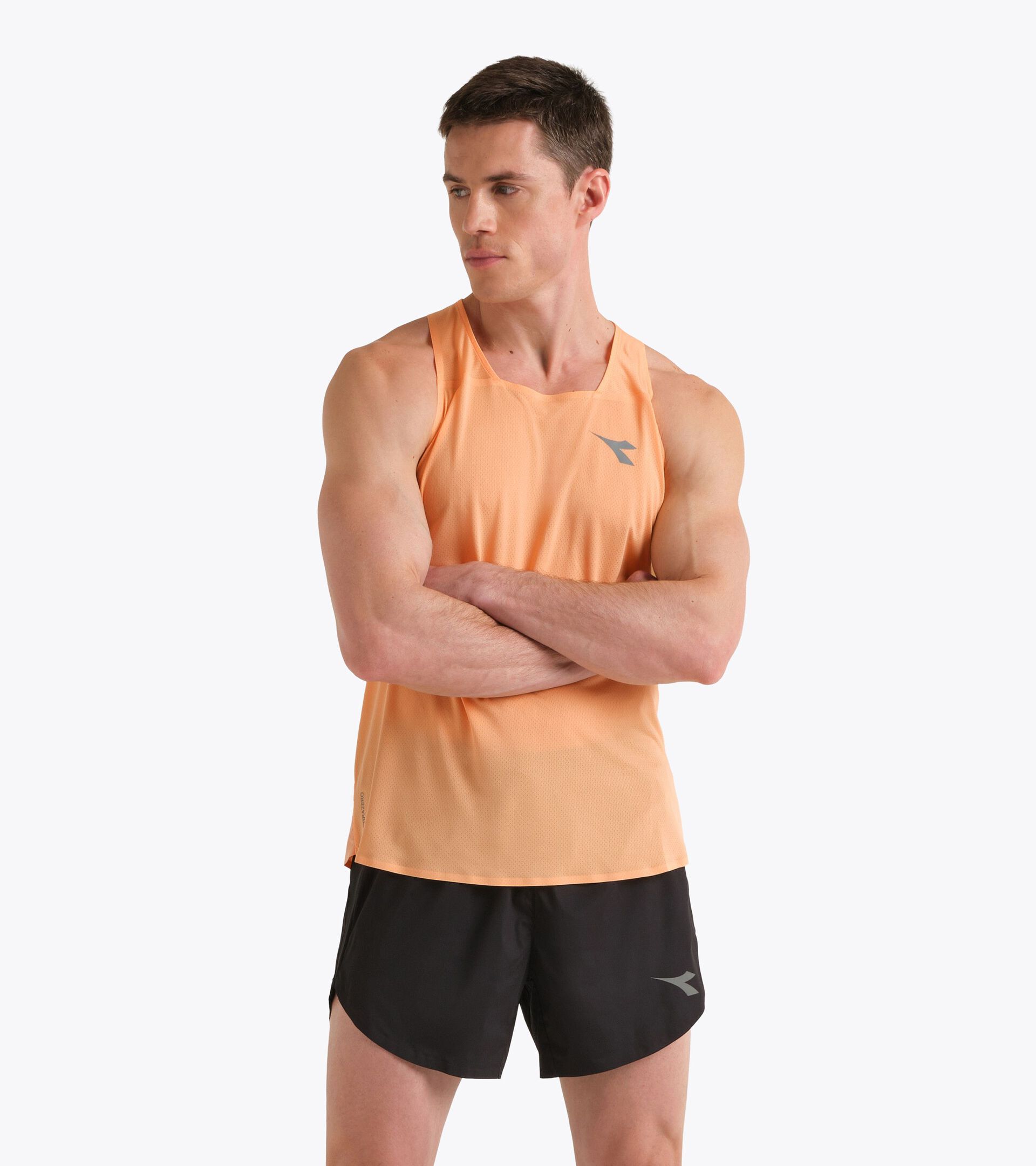 Superleichtes FIBRAZERO-Tanktop  - Running - Herren
 TANK SUPER LIGHT FIBRAZERO PFIRSICHSCHUSTER - Diadora