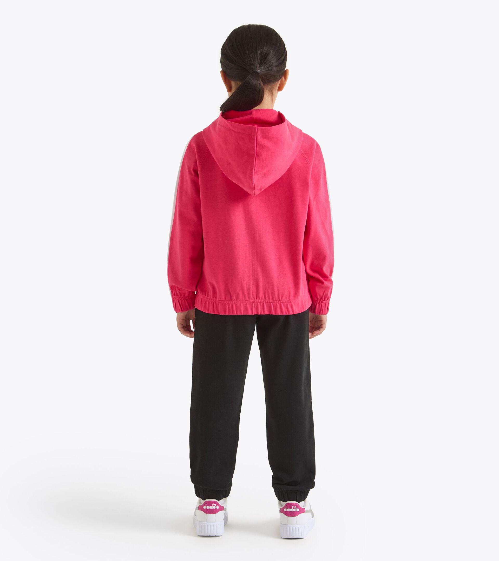 Sports tracksuit - All-gender JU. TRACKSUIT  HD FZ ESS. SPORTS  (HJ) TOMATO - Diadora