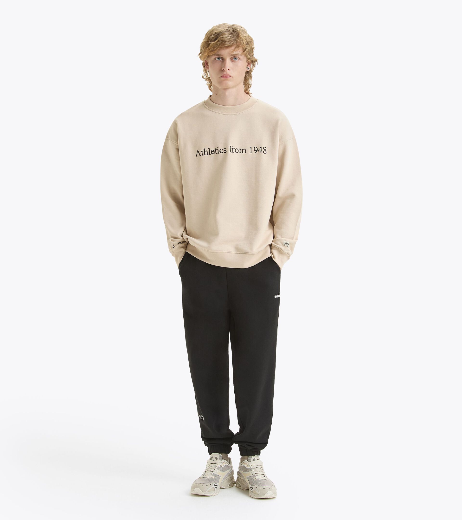 Sweatshirt mit Crewneck - made in Italy - genderneutral SWEATSHIRT CREW LEGACY REGENTAG - Diadora