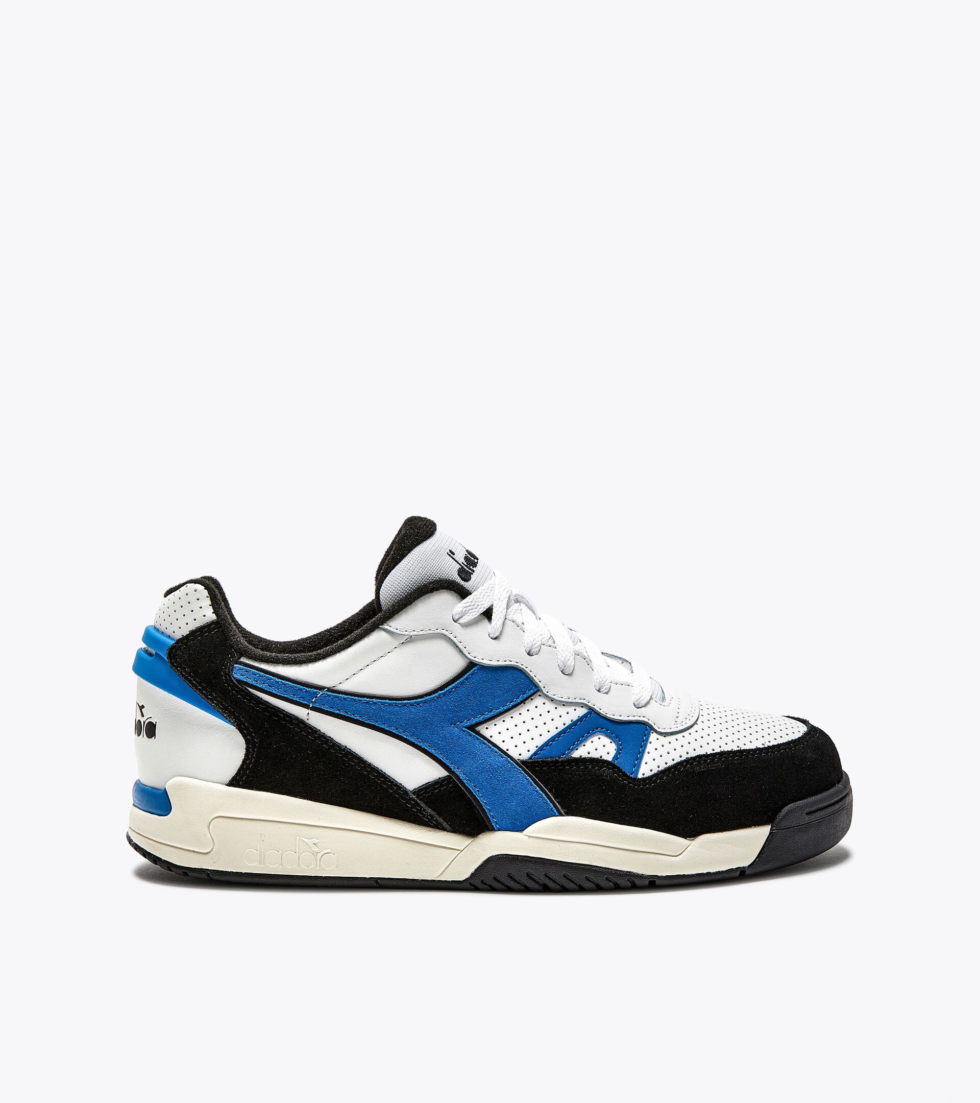 Sporty sneakers - All-Gender WINNER SL WHITE/BLACK/INDIGO BUNTING - Diadora