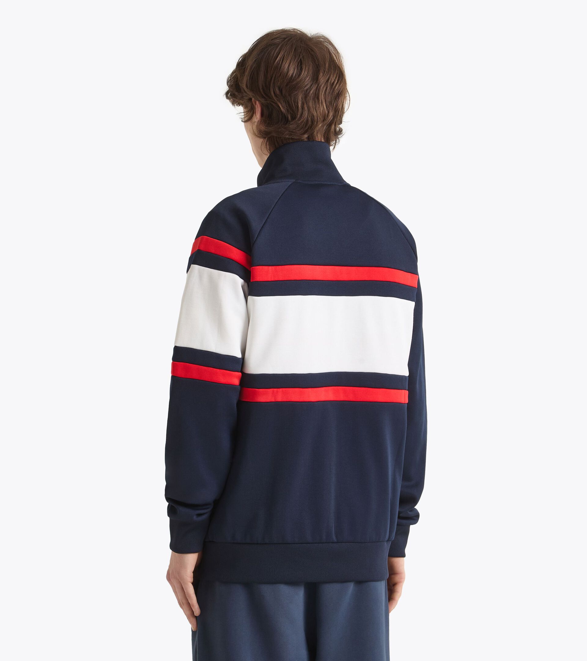 Sportjacke im 80er-Jahre-Stil - Für alle Geschlechter JACKET 80S NACHTSBLAU - Diadora