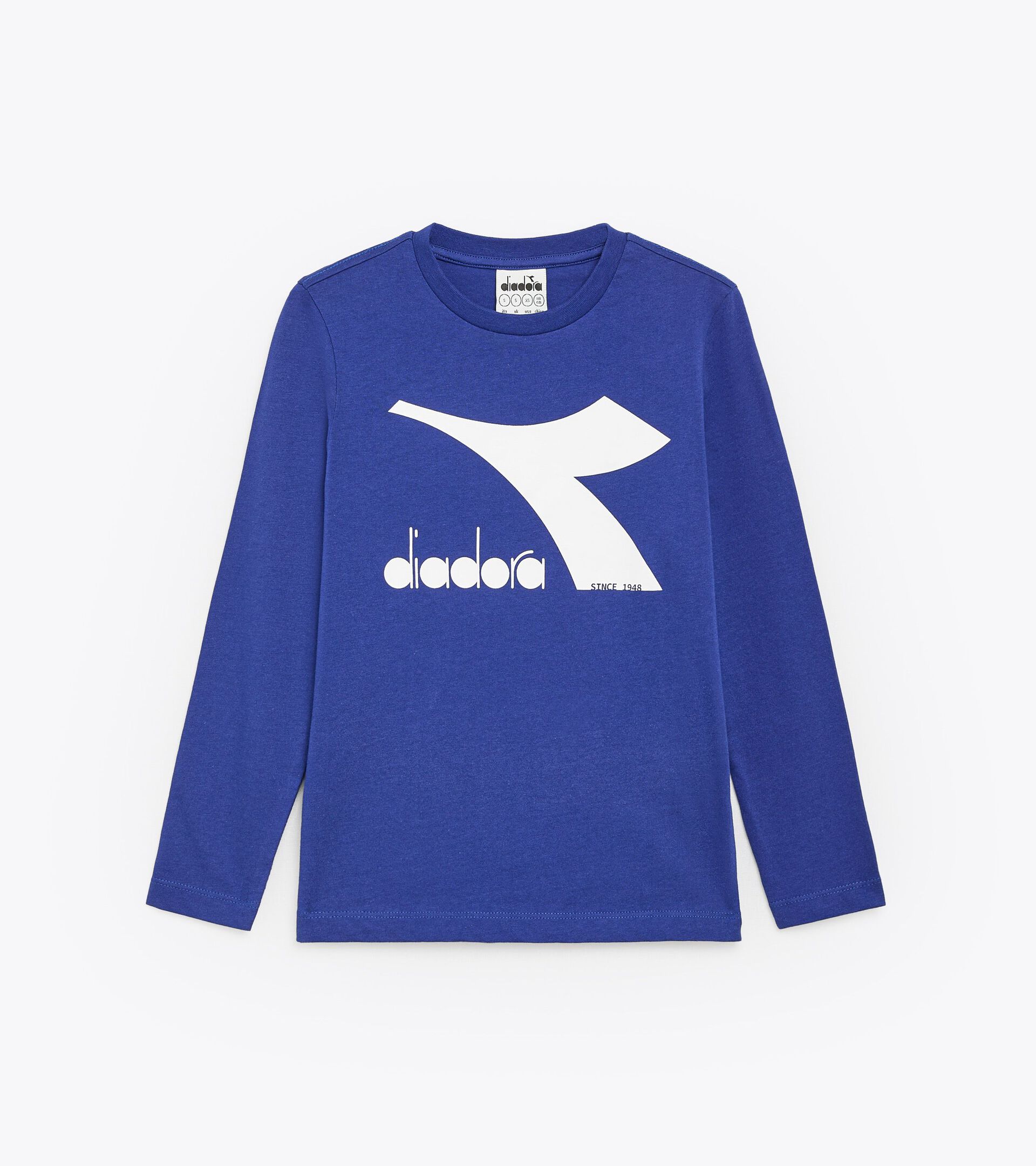 Long-sleeved t-shirt - Kids JU. T-SHIRT LS CORE IMPERIAL BLUE - Diadora