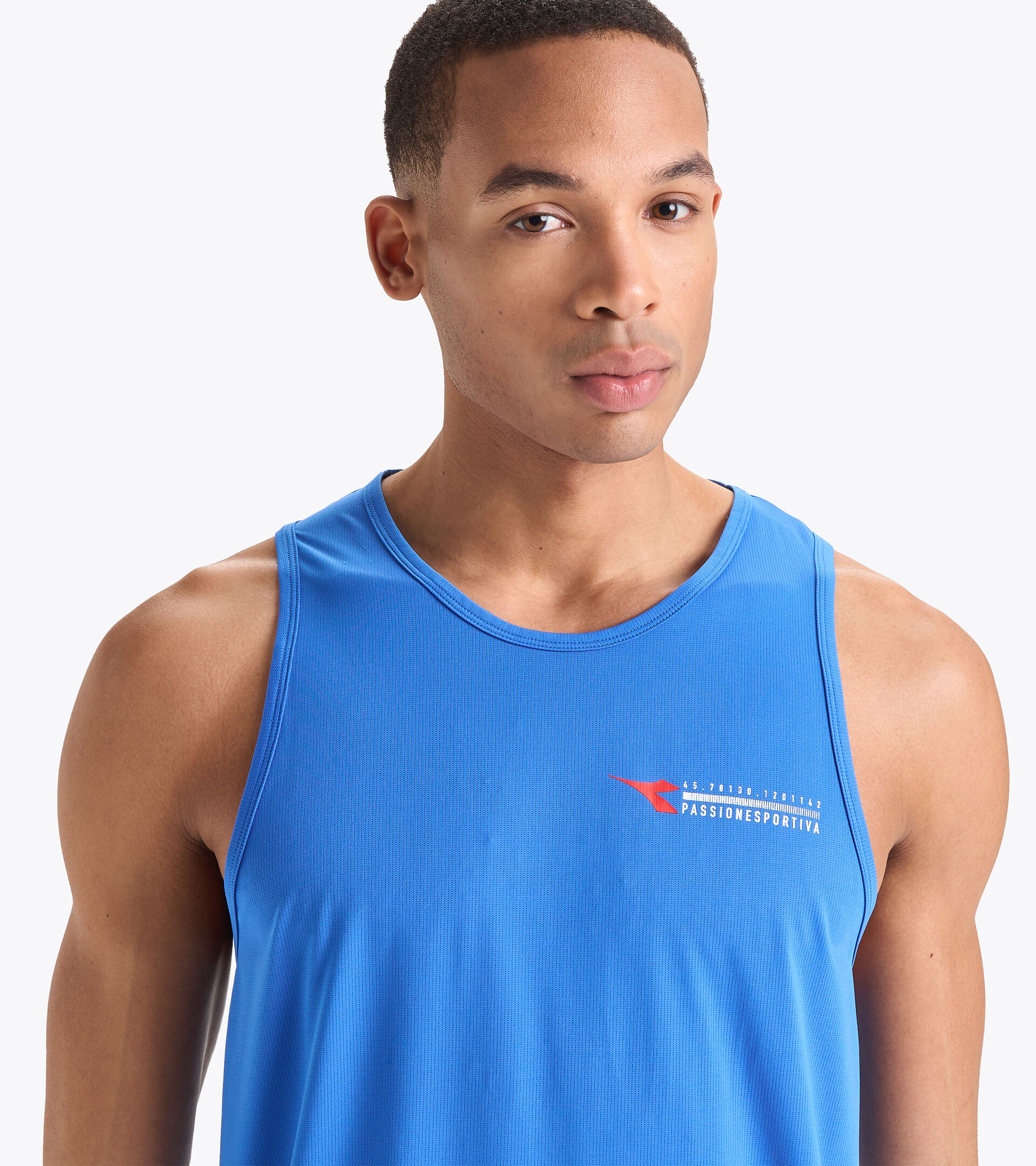 Canotta da running - Uomo
 SUPER LIGHT TANK BE ONE AZZURRO FIORDALISO (65045) - Diadora