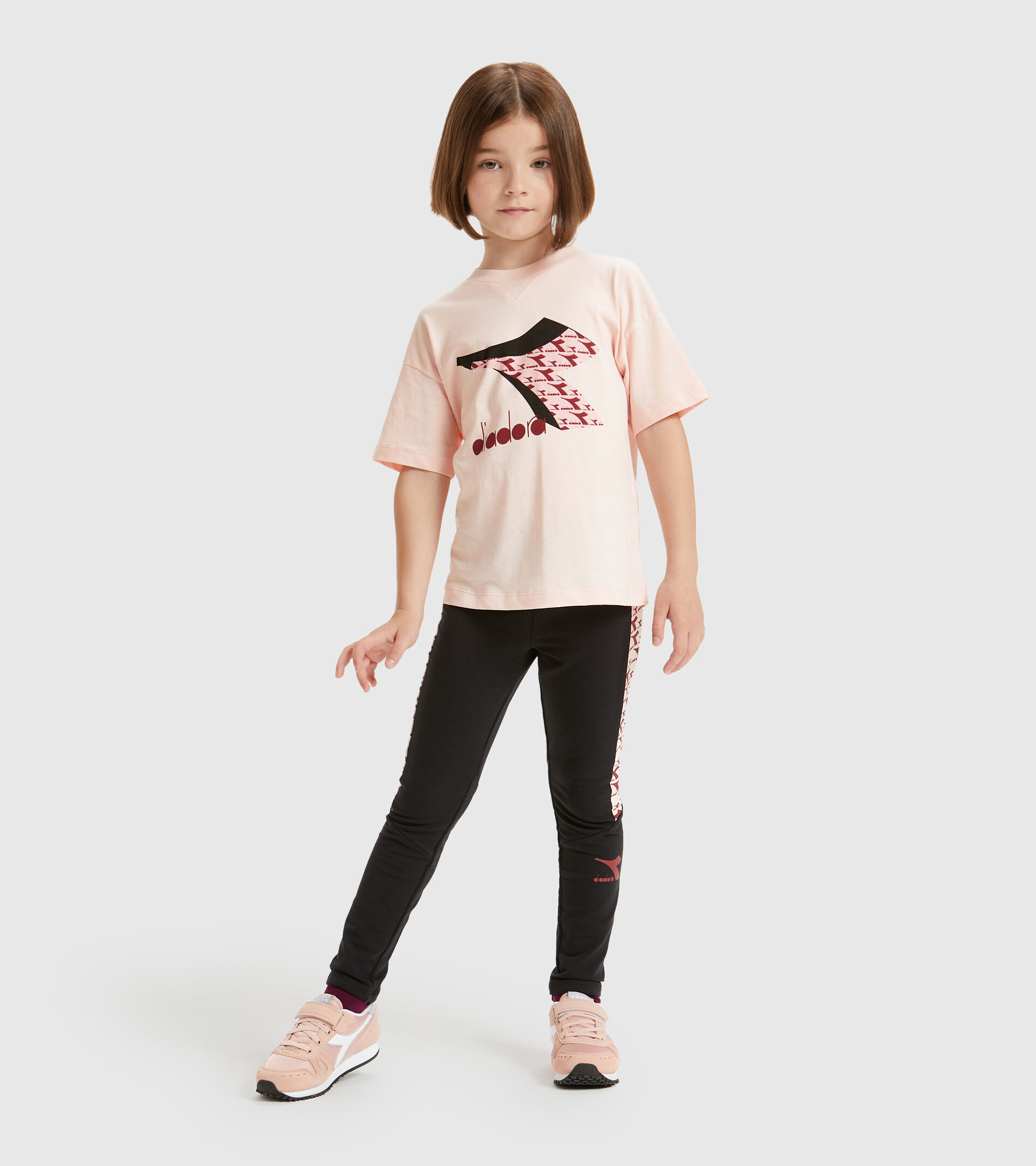 T-shirt - Kids JU.SS T-SHIRT CUBIC VEILED PINK - Diadora