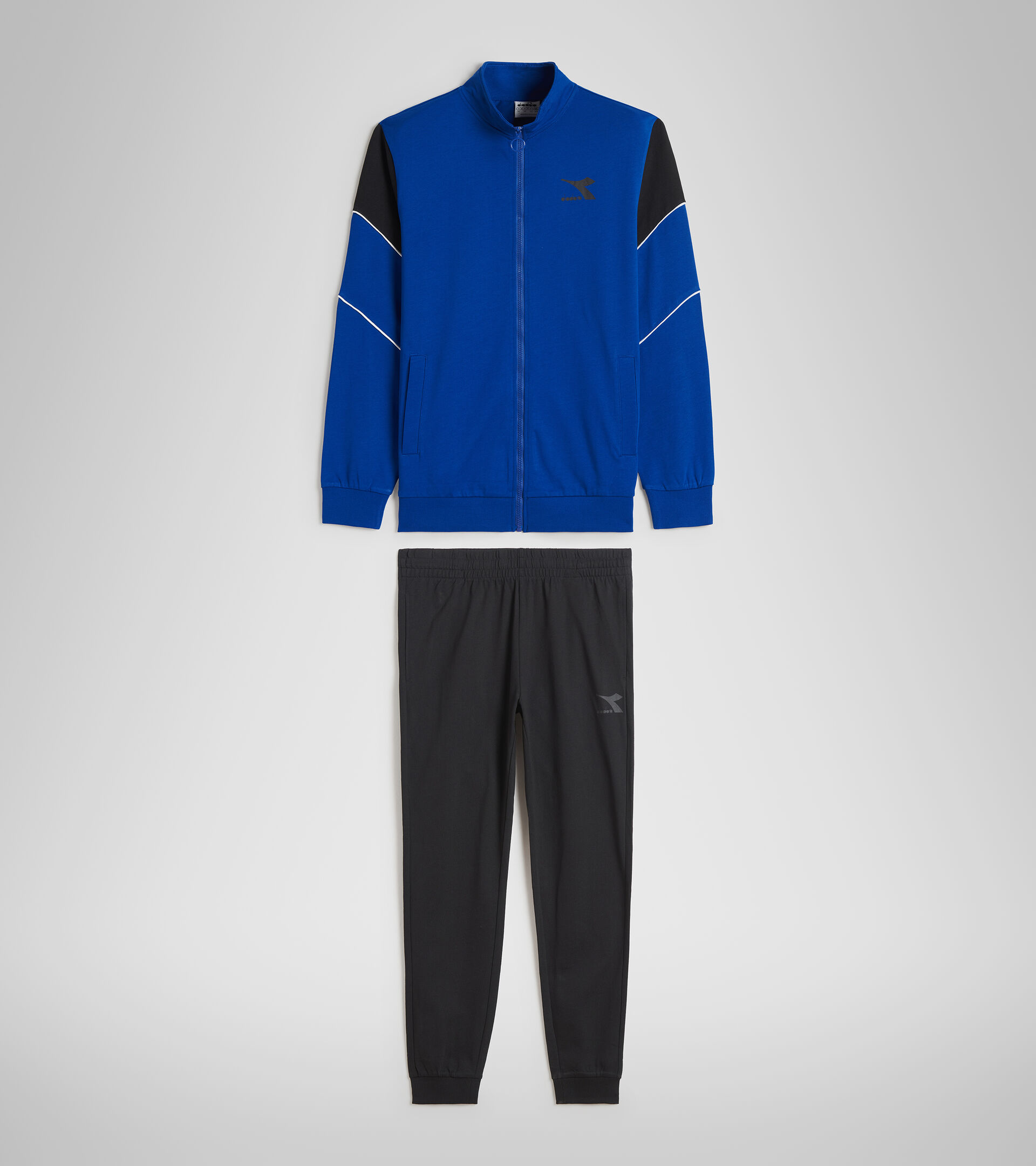 Chándal de punto de algodón - Hombre TRACKSUIT FZ CORE AZUL AUTENTICO - Diadora