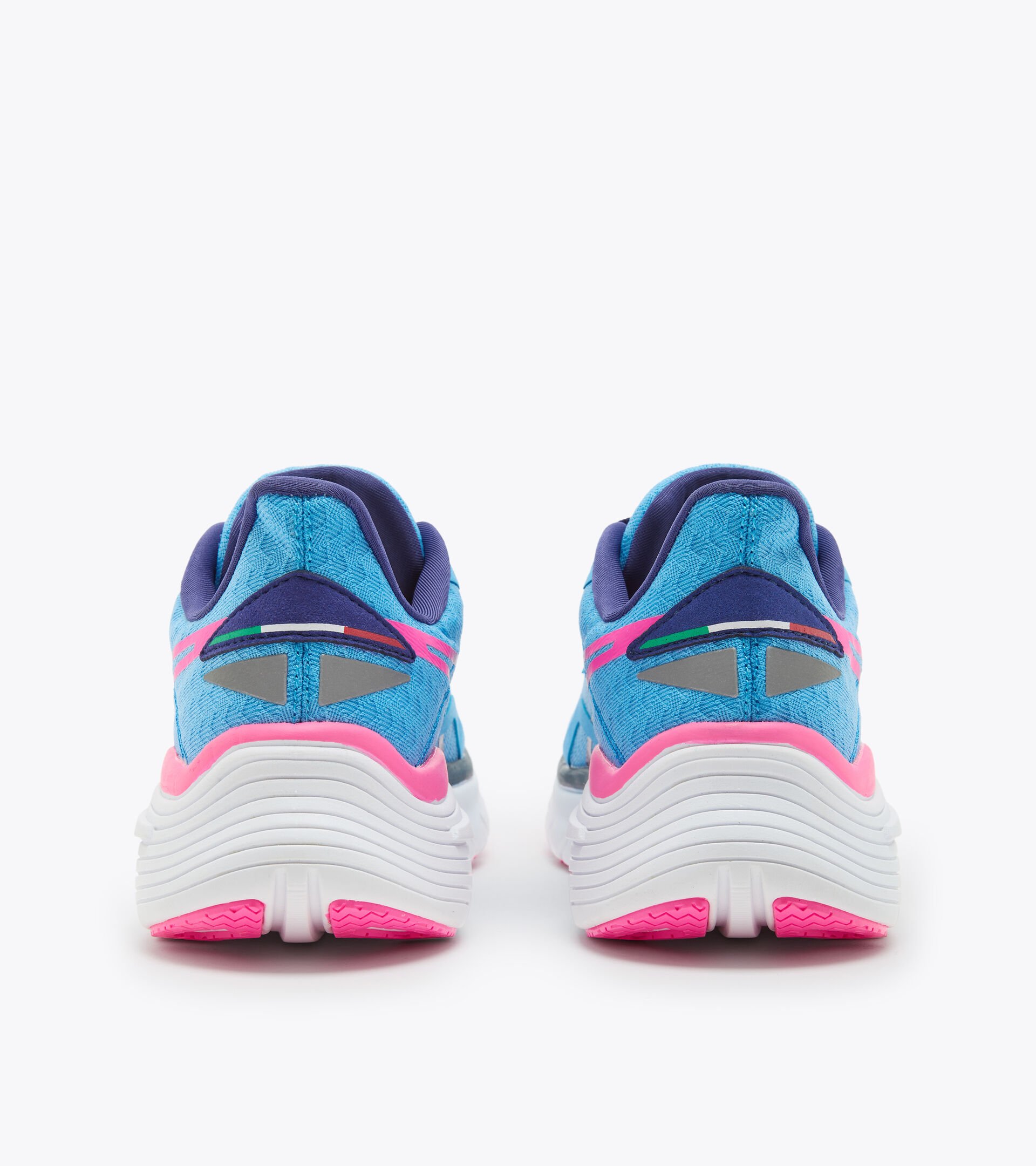 Running shoes - Women EQUIPE NUCLEO W BONNIE BLUE/PINK FLUO - Diadora