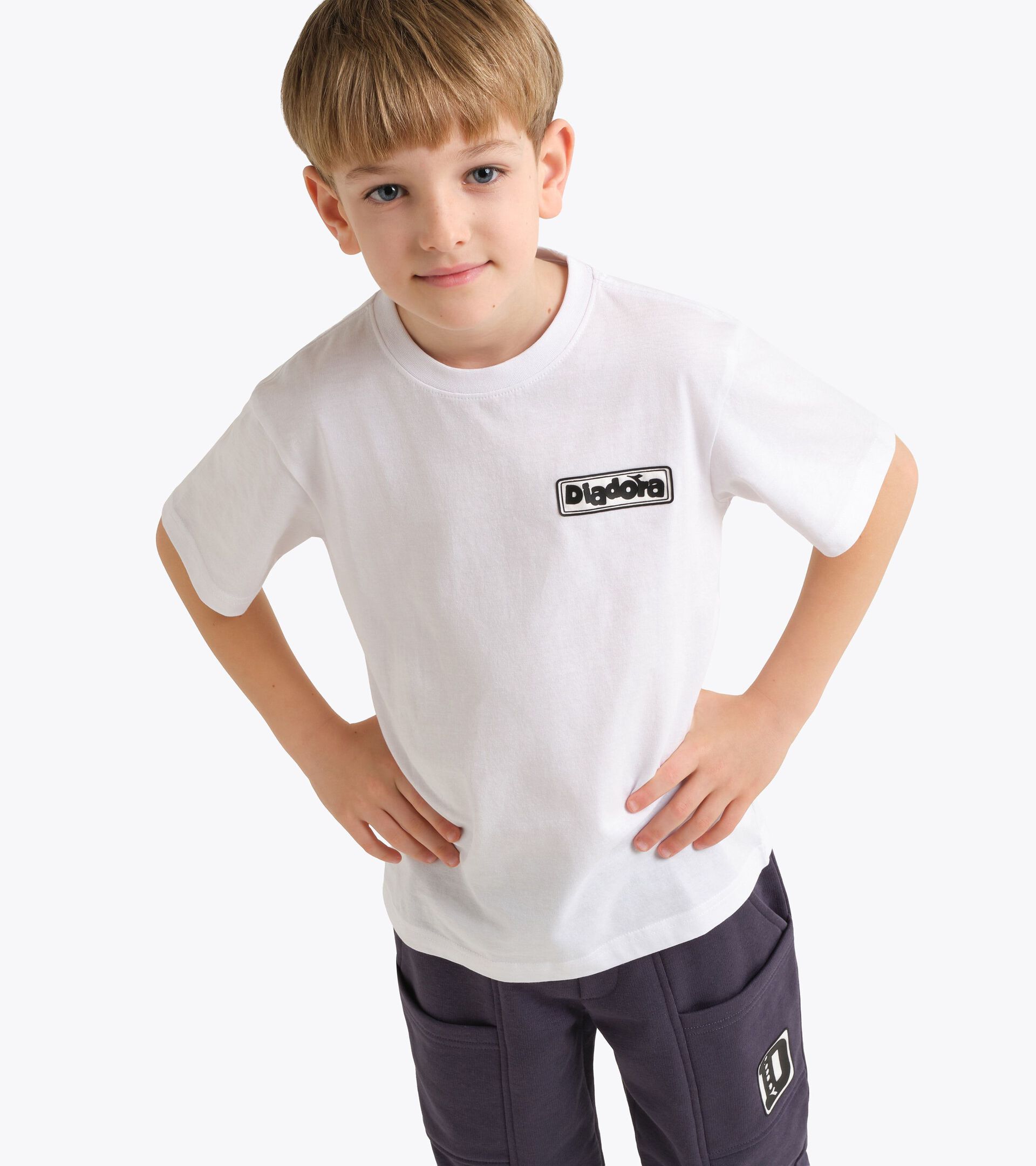 T-shirt en coton - Gar&ccedil;on
 JB. T-SHIRT SS ESS. SPORTS SL BLANC VIF - Diadora