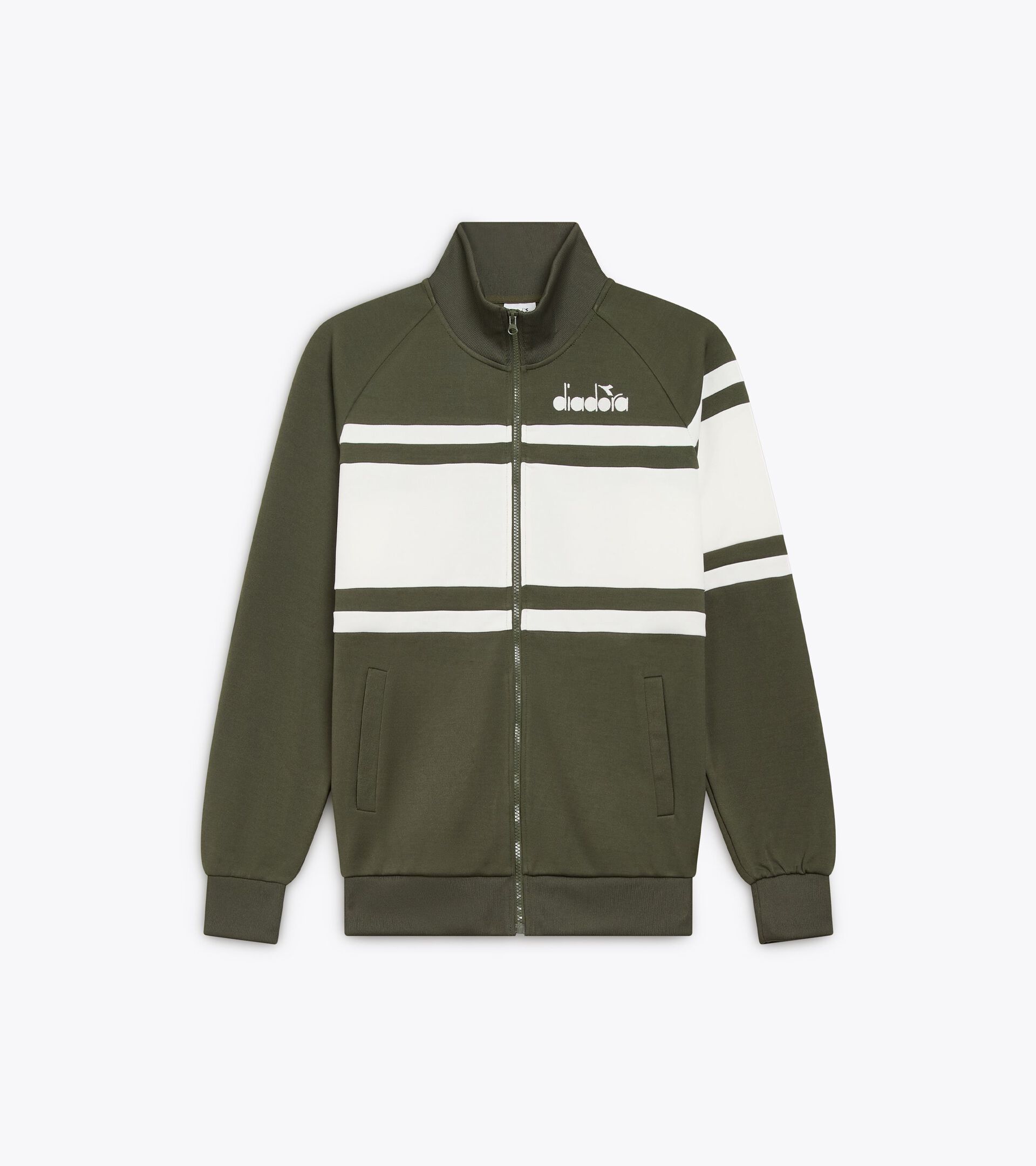 Chaqueta deportiva inspirada en los 80 - Para todos los g&eacute;neros JACKET 80S VERDE FIFLE - Diadora