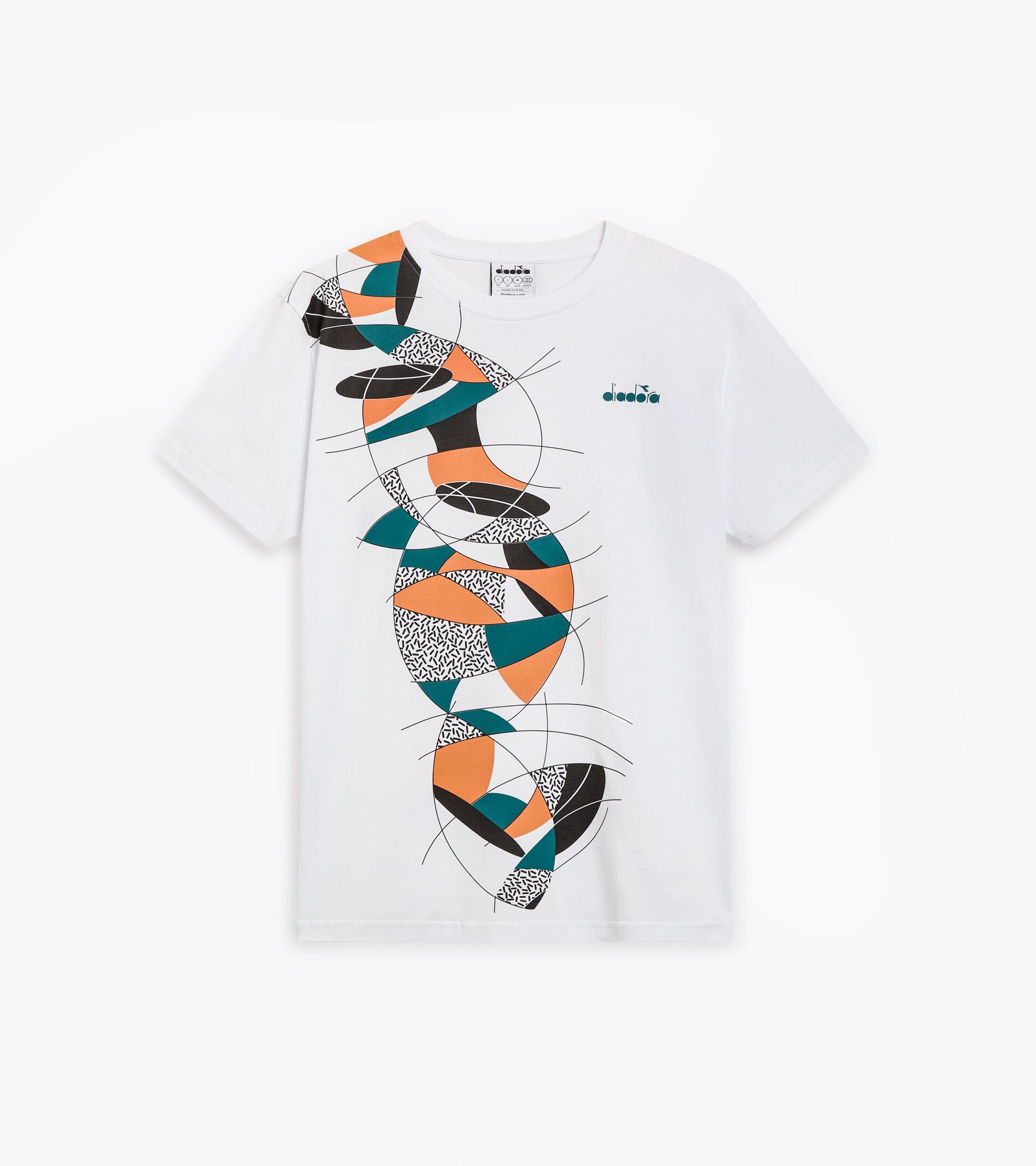 T-shirt sportiva stile anni ‘90 - Made in Italy - Uomo T-SHIRT SS TENNIS 90 NERO - Diadora