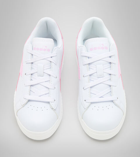 GAME STEP PS, WEISS/METALLIC ROSE Sportschuh - Kinder 4-8 Jahren GAME STEP PS WEISS/METALLIC ROSE - Diadora