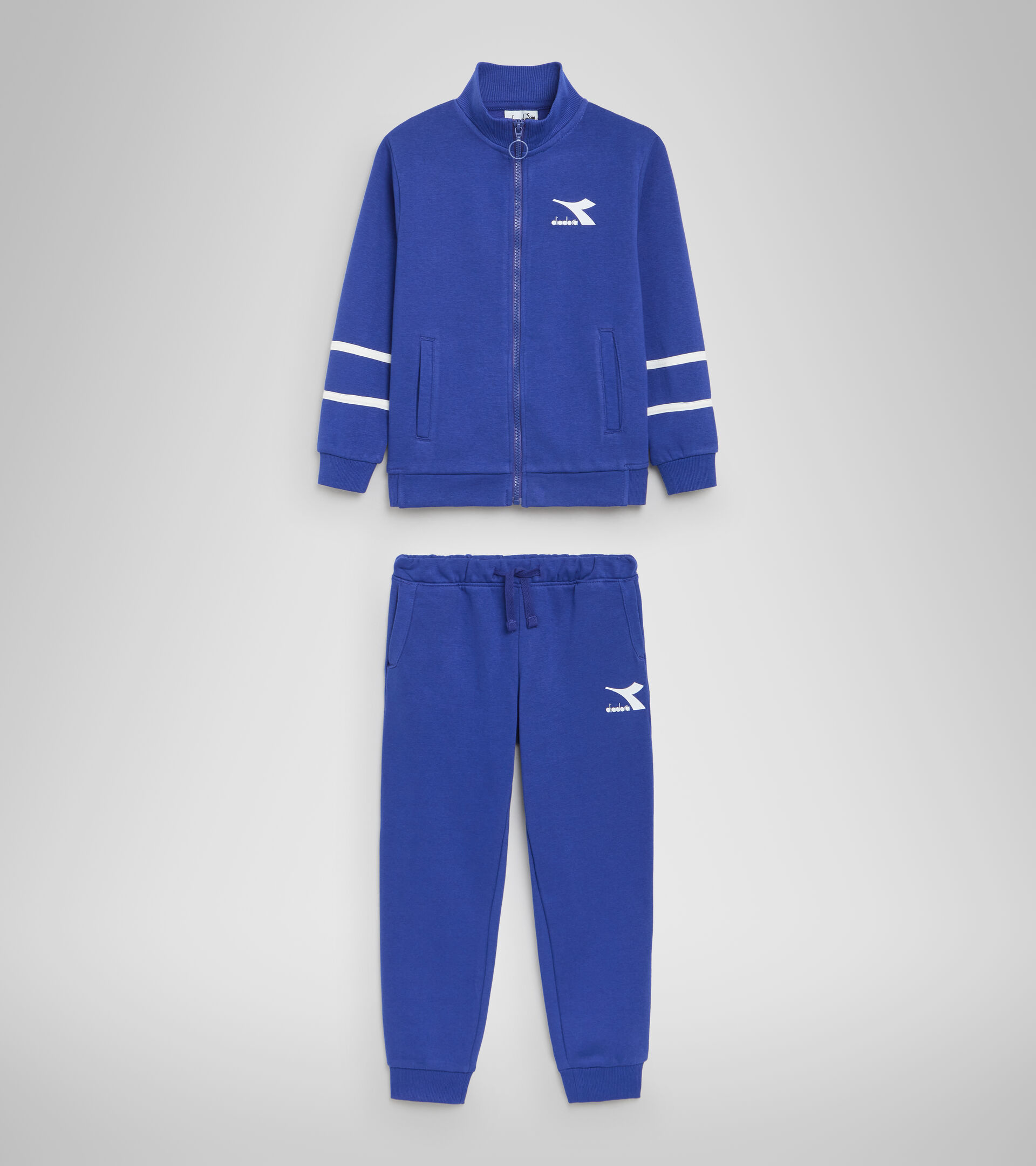 Trainingsanzug - Kinder JU.TRACKSUIT FZ CHROMIA SODALITH BLAU - Diadora
