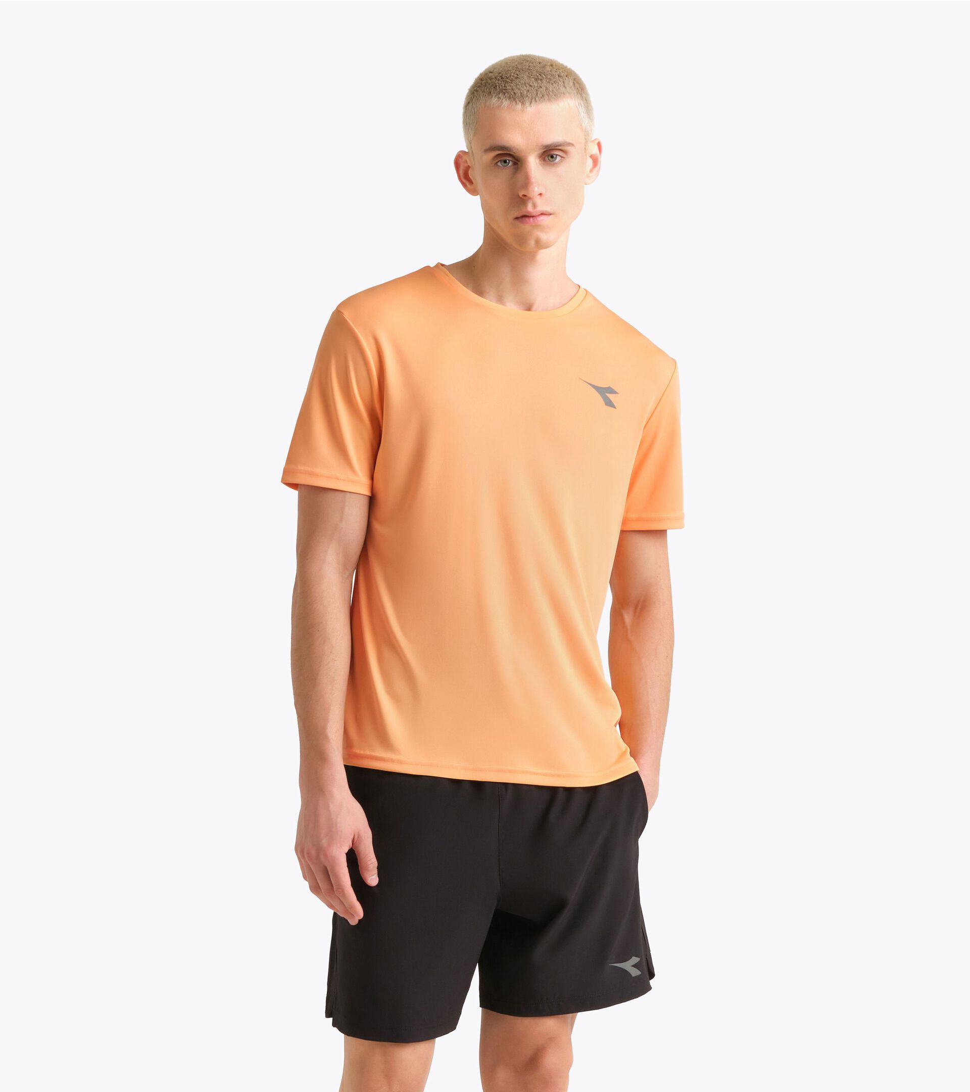 T-shirt de sport - Homme SS T-SHIRT RUN TARTE AU PECHE - Diadora