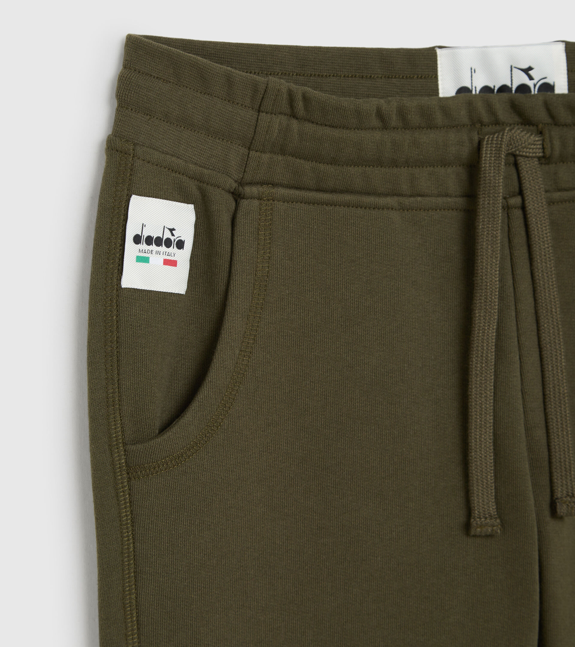 Cotton sports trousers - Made in Italy - Women L. JOGGER PANT MII GREEN MILITARY - Diadora