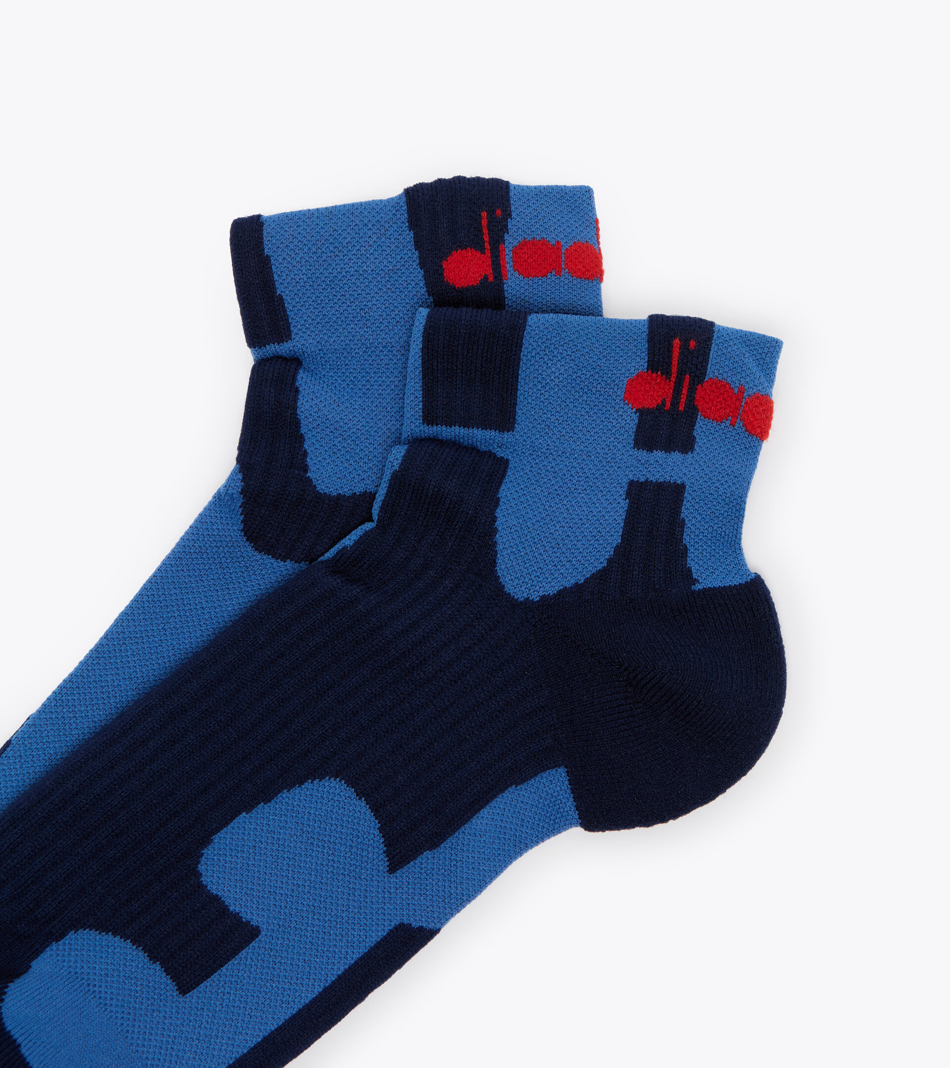 Unisex Running Socks CUSHION QUARTER SOCKS FEDERAL BLUE - Diadora