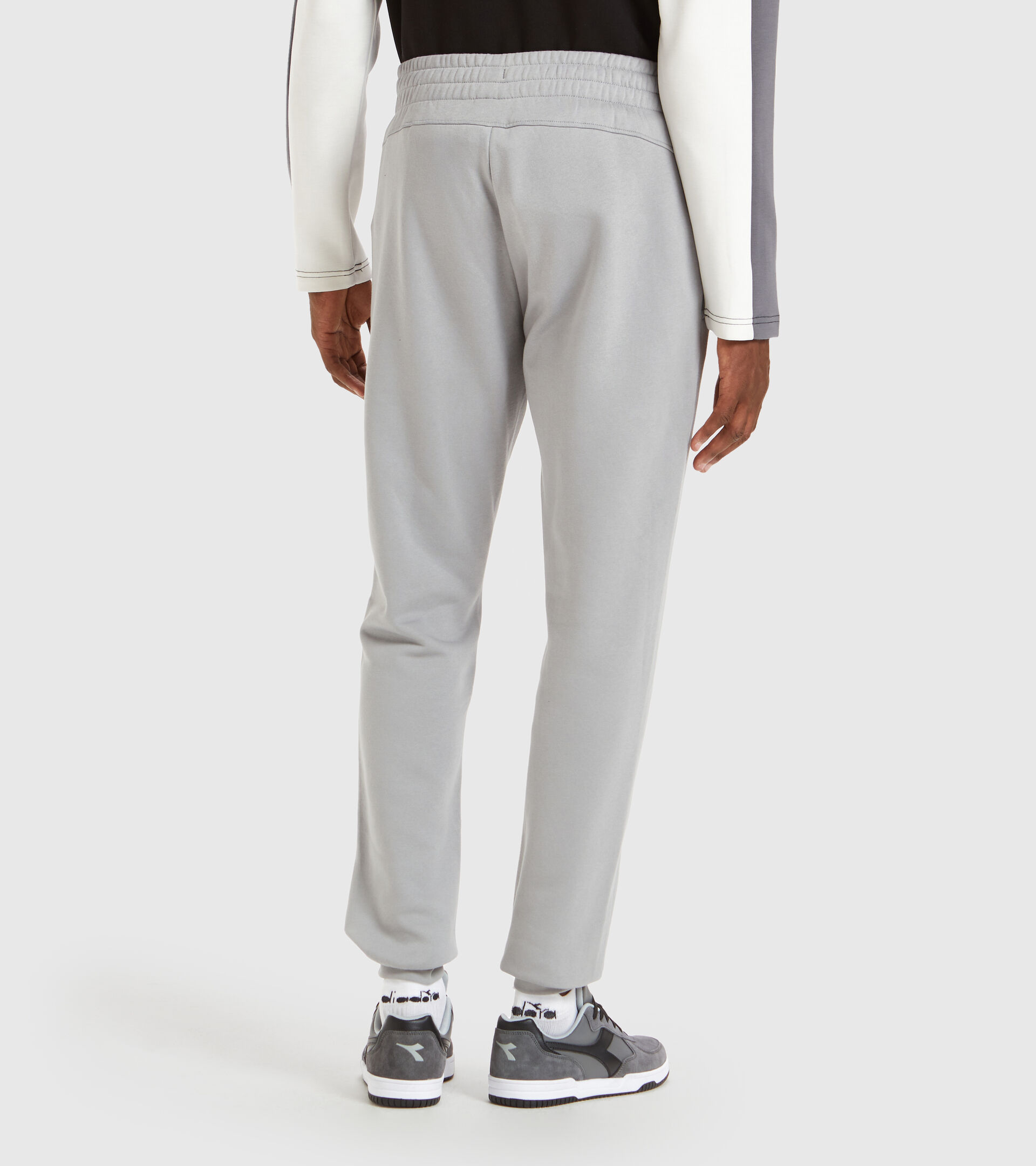 Sports trousers - Men PANTS CUFF CORE GRAY MOUSE - Diadora