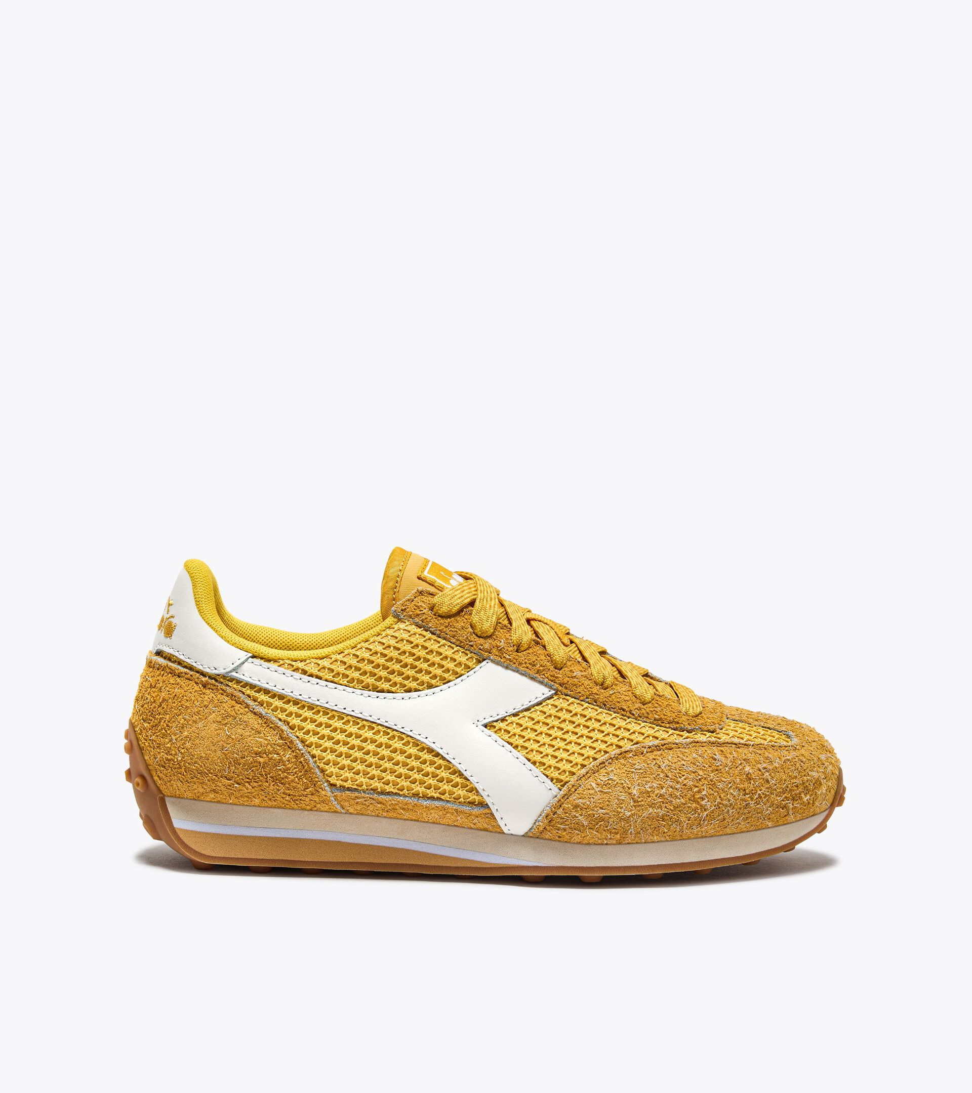 Low-profile leather sneaker - Women’s RALLY YELLOW DD - Diadora