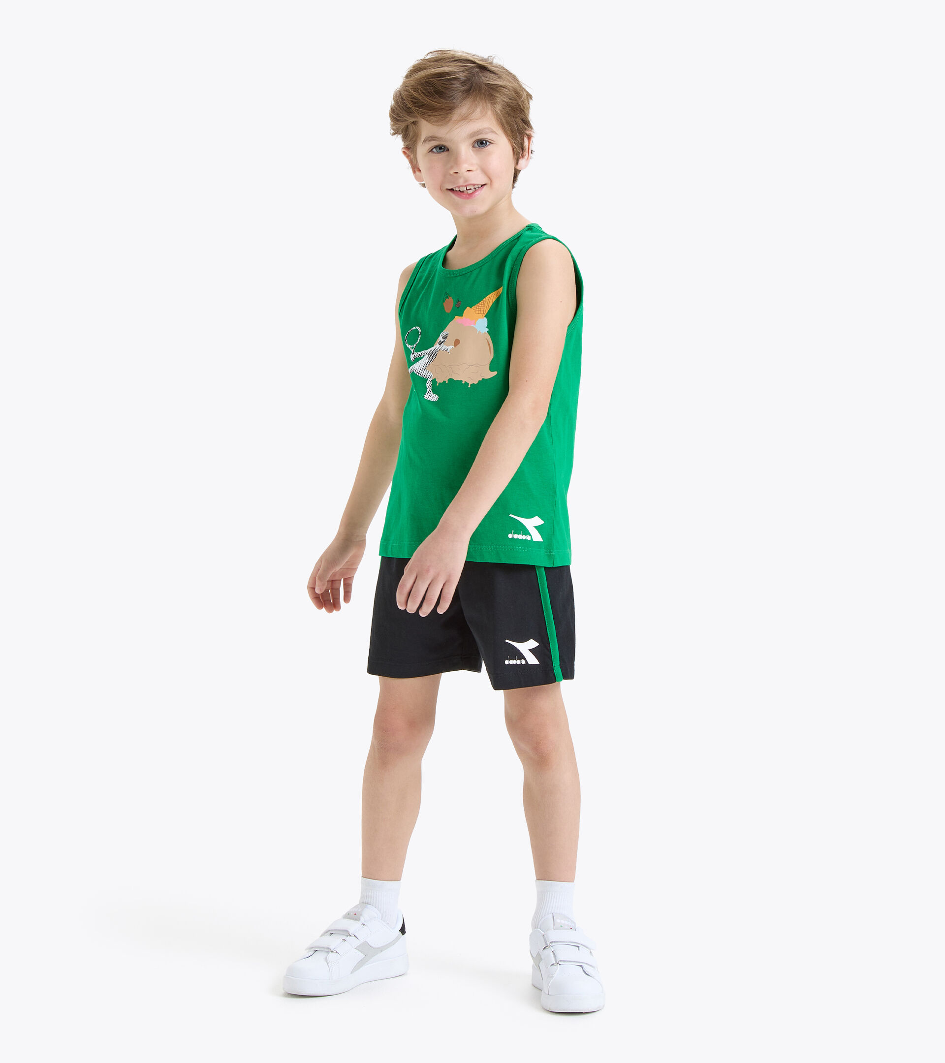 Sport set - Boys JB.SET SL SPORT ART JOLLY GREEN - Diadora