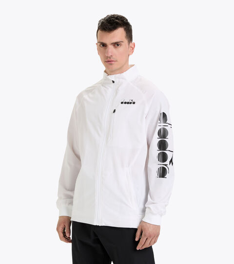 Veste de tennis entièrement zippée - Homme FZ JACKET BLANC VIF - Diadora