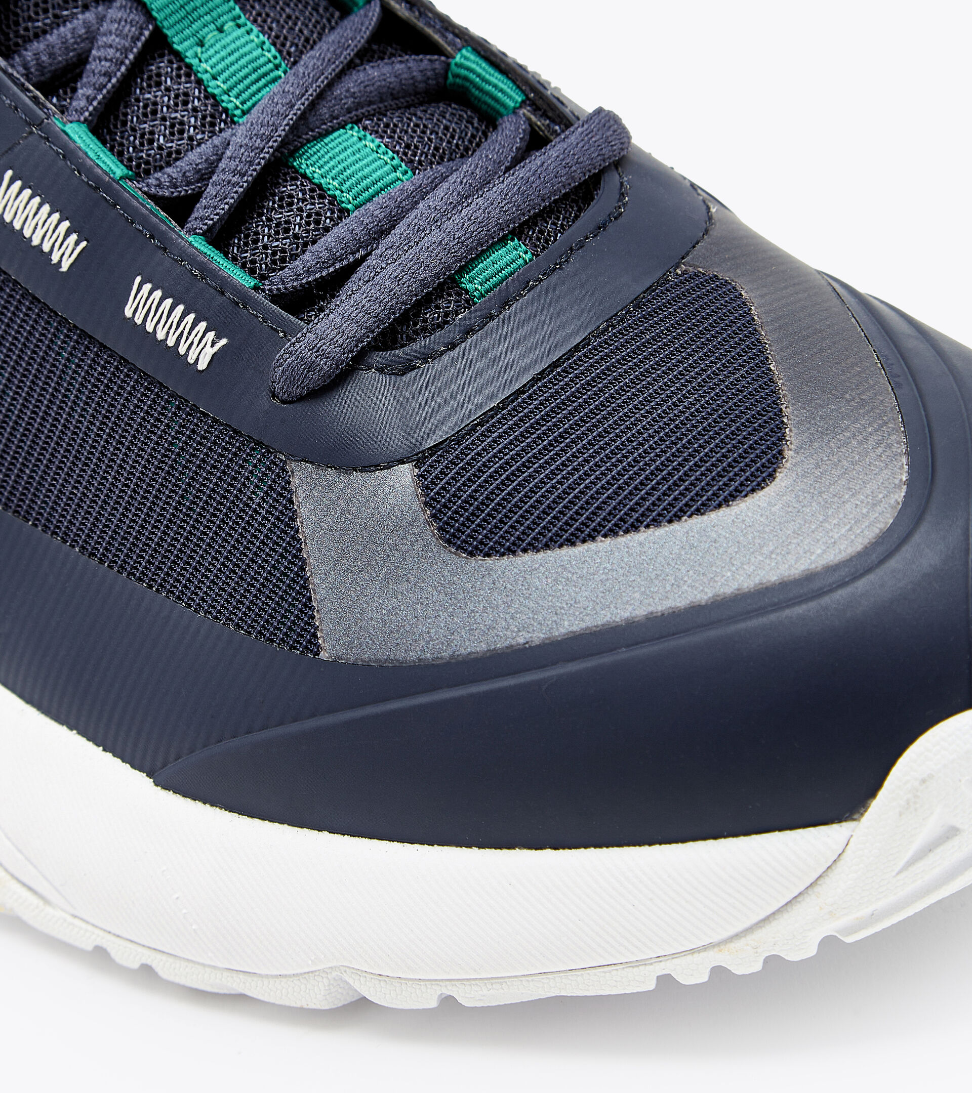 Tennis shoes for hard surfaces or clay courts - Men FINALE AG BLUE CORSAIR/WHITE - Diadora