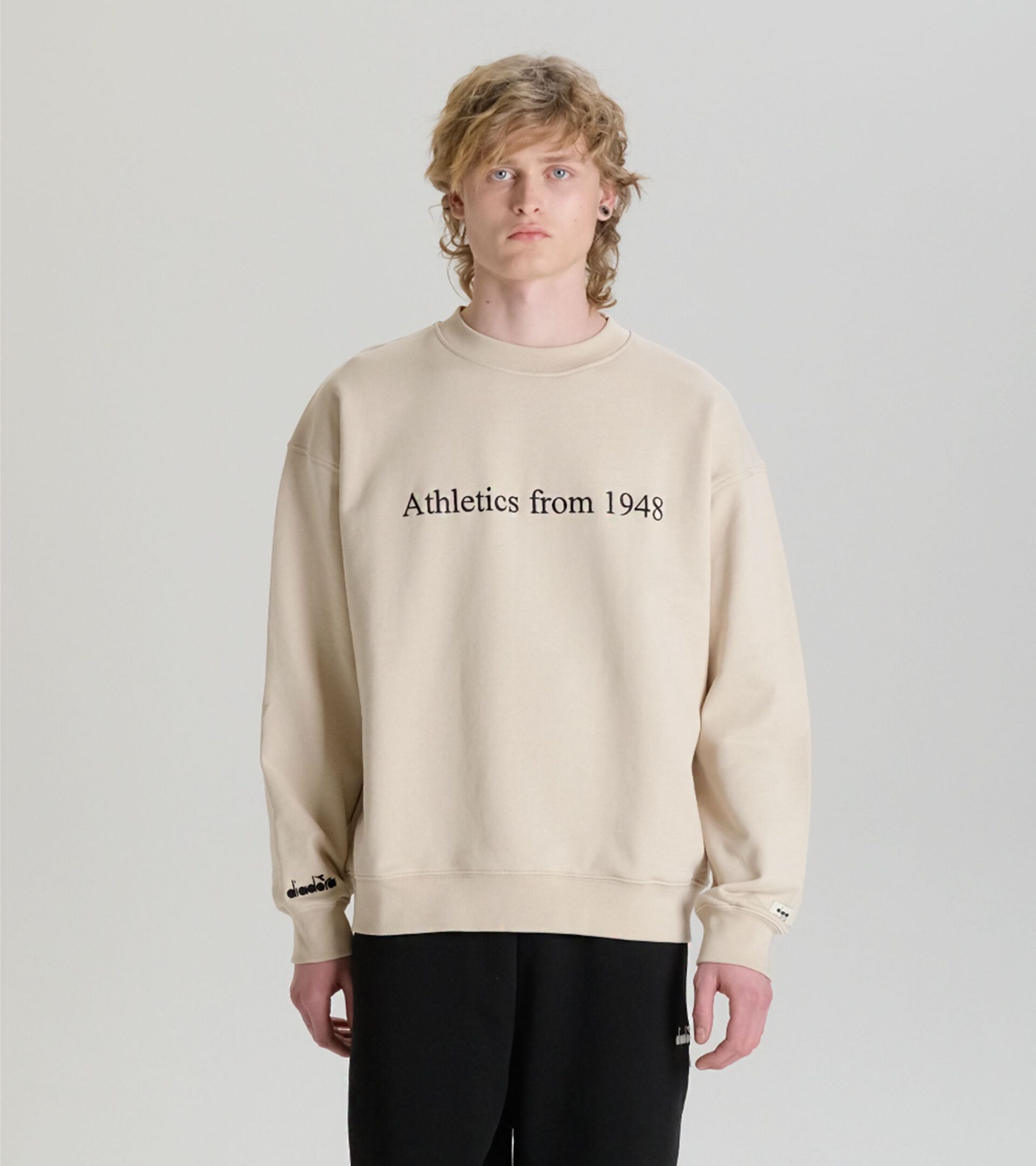 Sweatshirt mit Crewneck - made in Italy - genderneutral SWEATSHIRT CREW LEGACY REGENTAG - Diadora