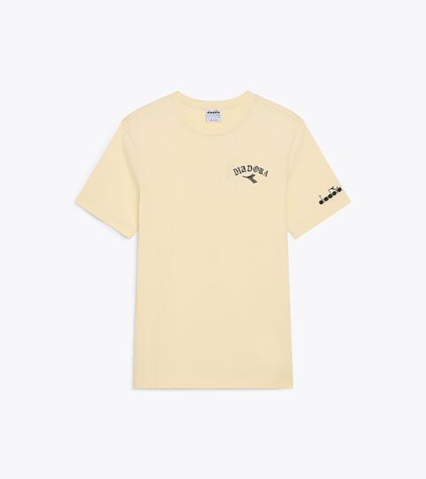 Cotton T-shirt - Run Valley - All-gender SS T-SHIRT RUN CREW BEIGE SHIFTY - Diadora