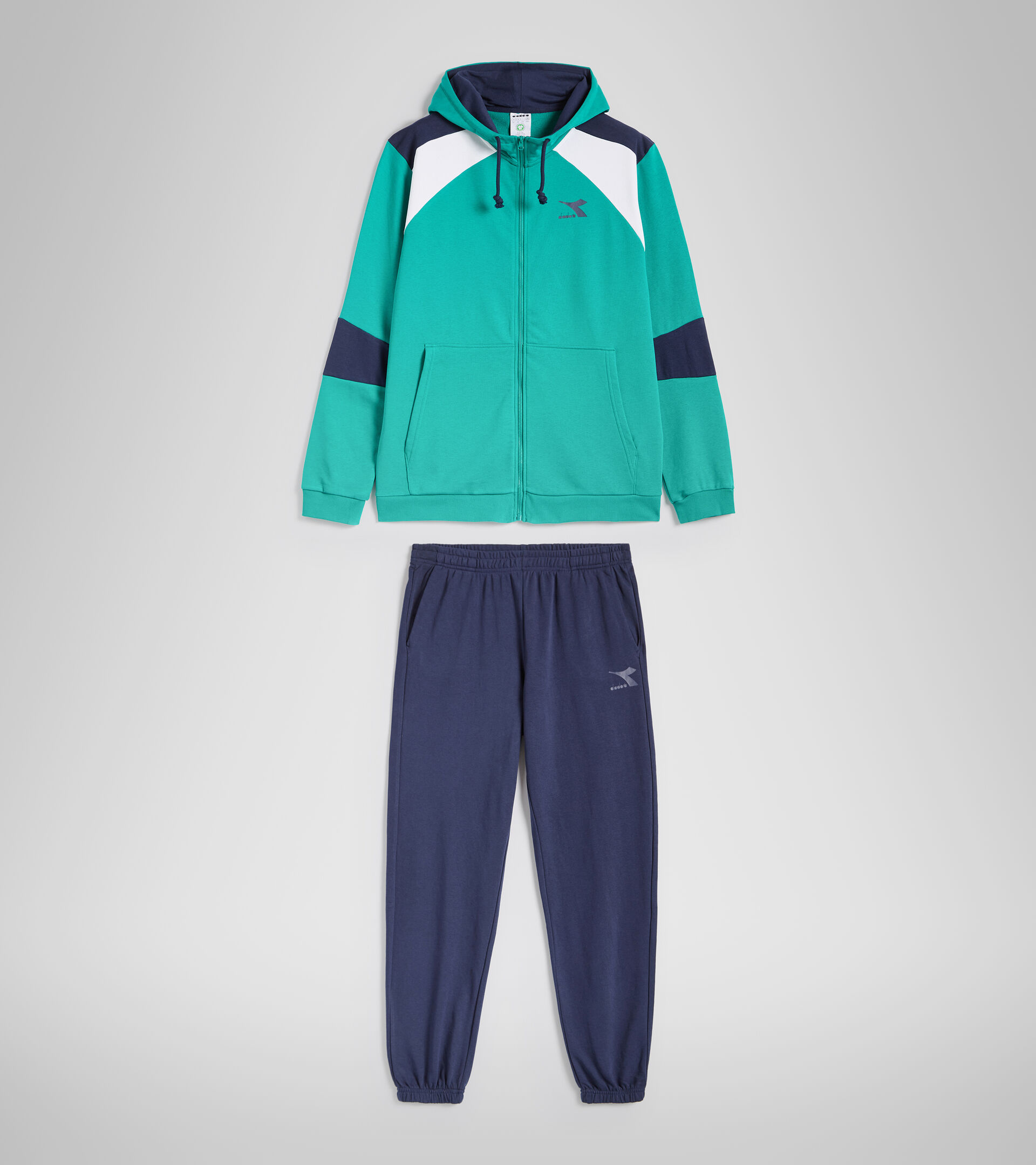 Tracksuit - Men TRACKSUIT HD FZ CORE GREEN SHADOW - Diadora