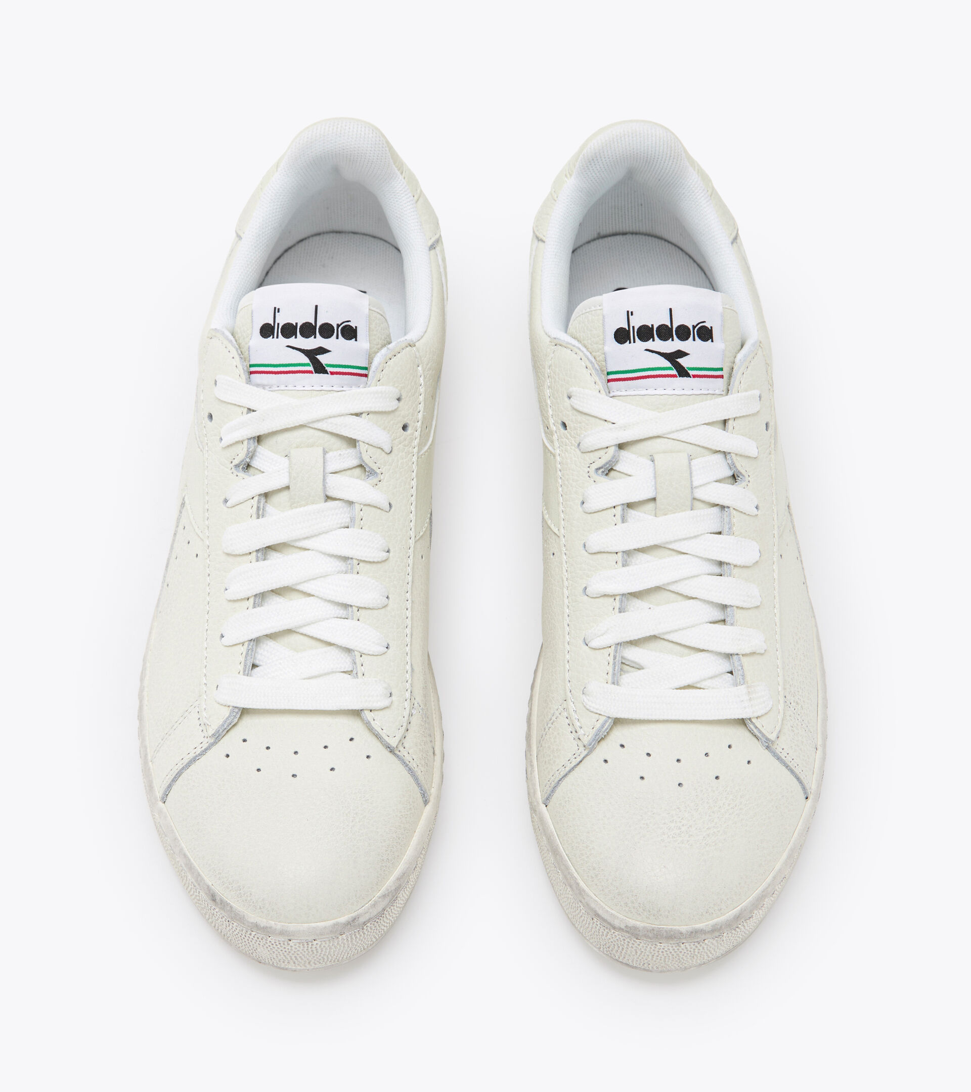 Sports shoes - Unisex GAME L LOW WAXED WHITE/WHITE/WHITE - Diadora