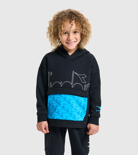Hooded sweatshirt - Kids JB.HOODIE HOOPLA BLACK - Diadora