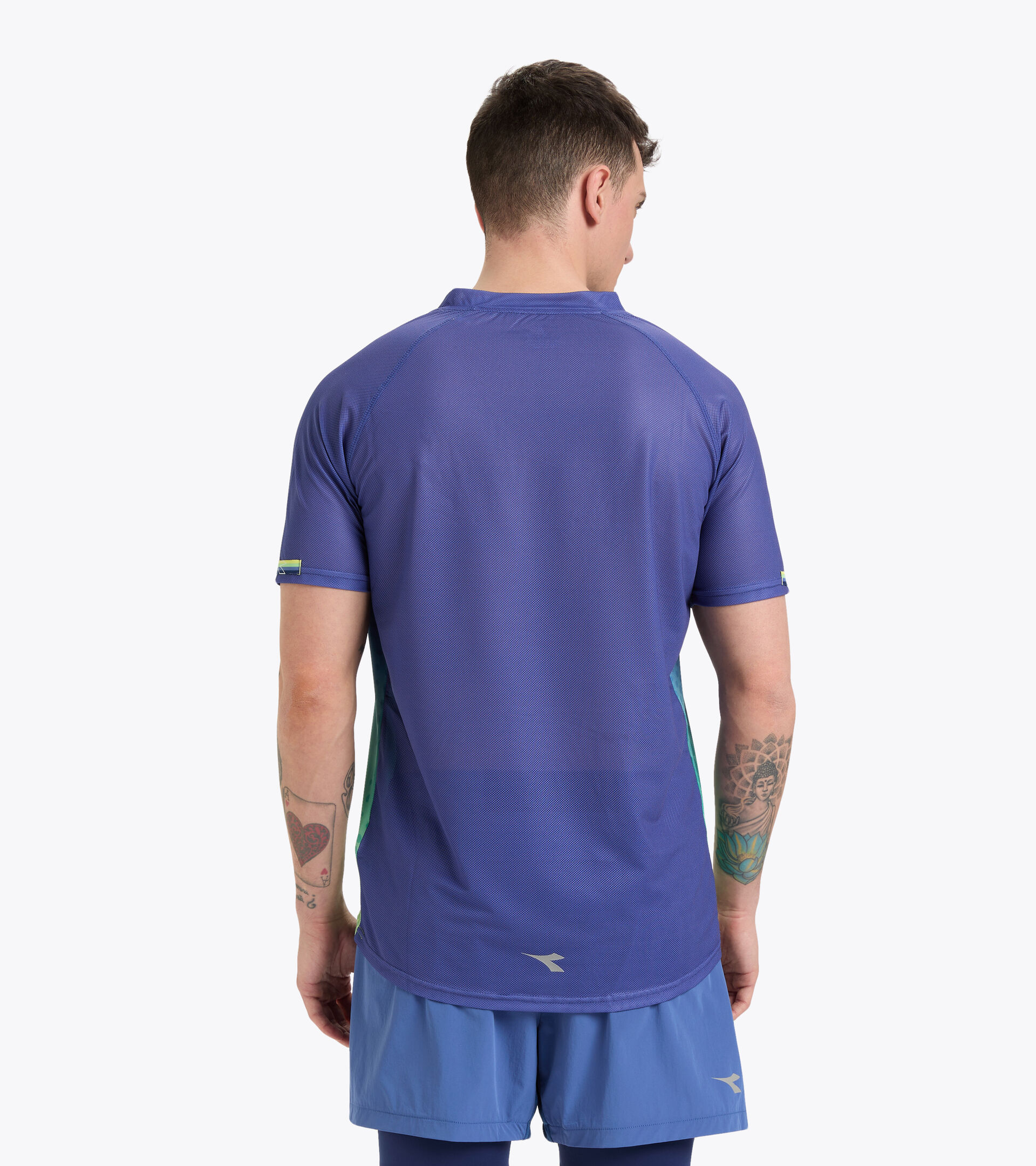 Camiseta para correr superligera - Hombre SUPER LIGHT SS T-SHIRT BE ONE WATERY MURRINA - Diadora