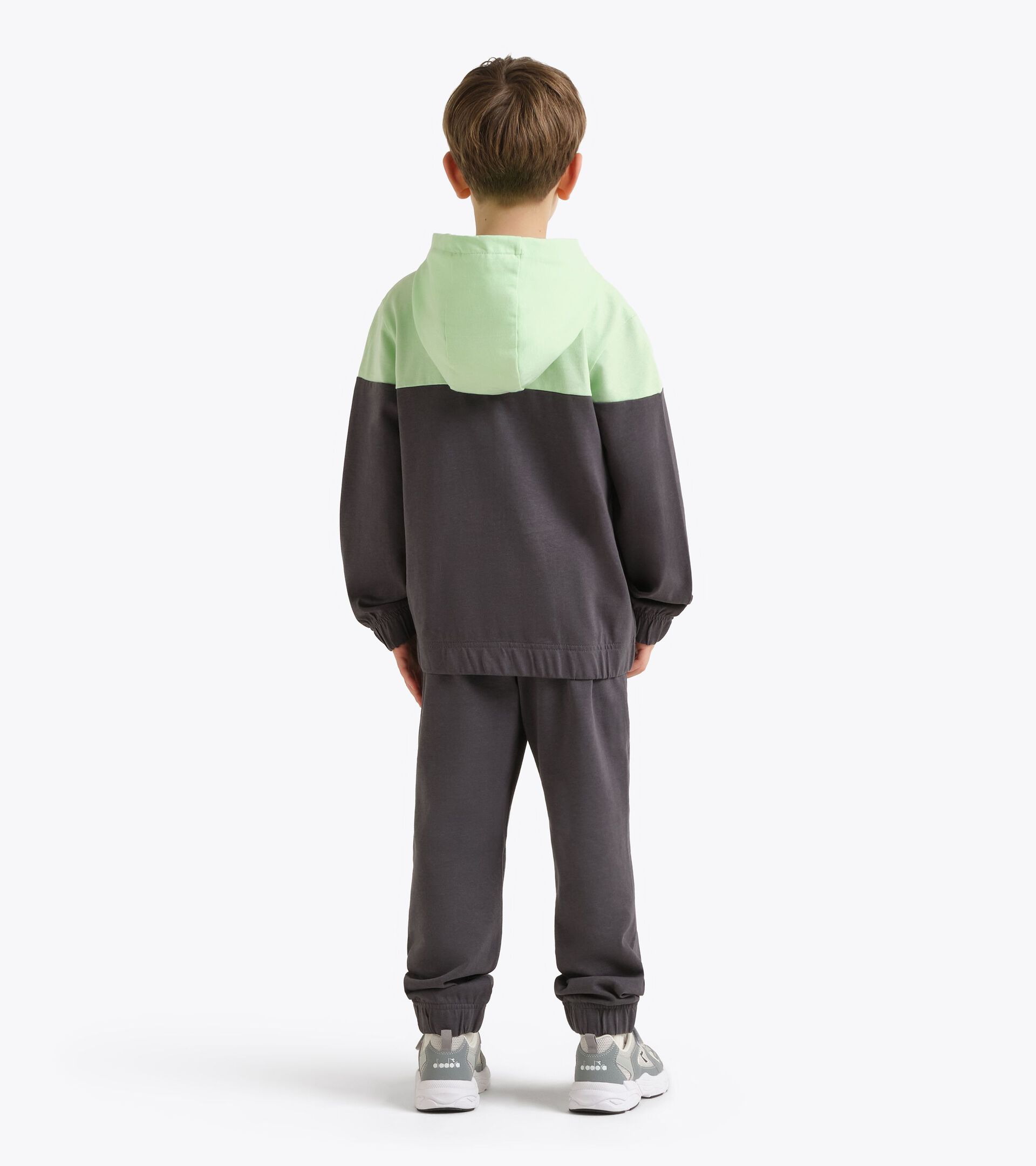 Ch&aacute;ndal deportivo - Ni&ntilde;os y ni&ntilde;as/Adolescentes 
 JU. TRACKSUIT  HD FZ ESS. SPORTS  (HJ) VERDE PATINA - Diadora