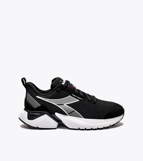 Zapatillas de running - Mujer MYTHOS BLUSHIELD VIGORE 2 W NERO/BIANCO/ROSA FLUO - Diadora
