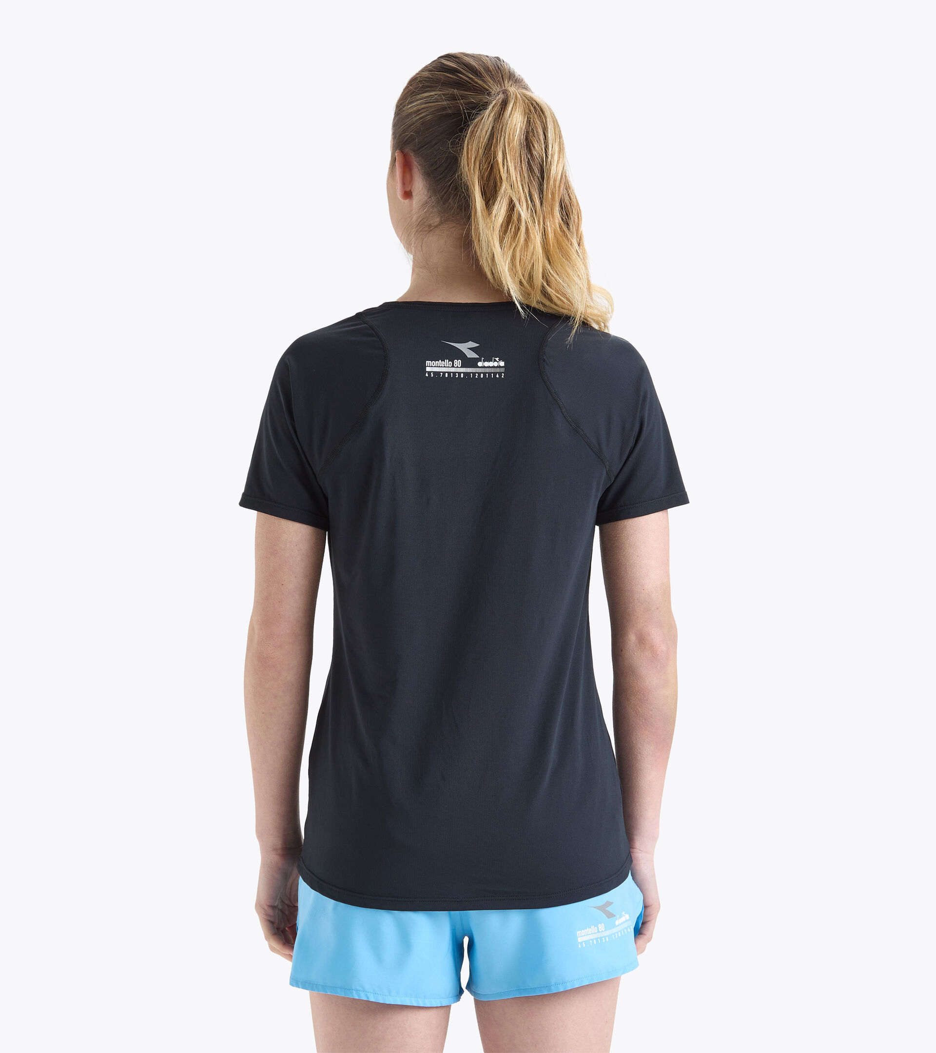 Running t-shirt - Women L. SUPER LIGHT SS T-SHIRT BE ONE BLACK - Diadora