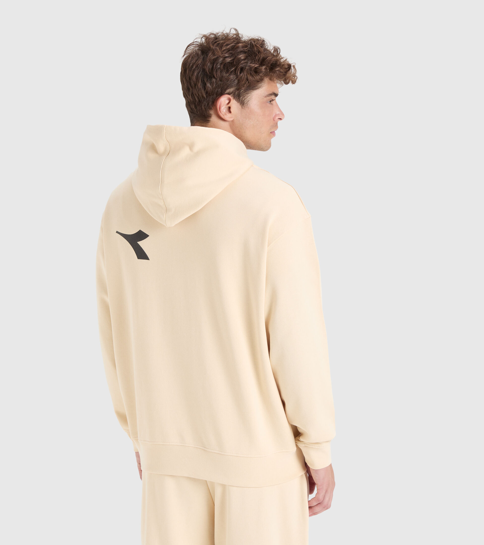 Sweat-shirt en coton à capuche - Unisexe HOODIE MANIFESTO SABLE - Diadora