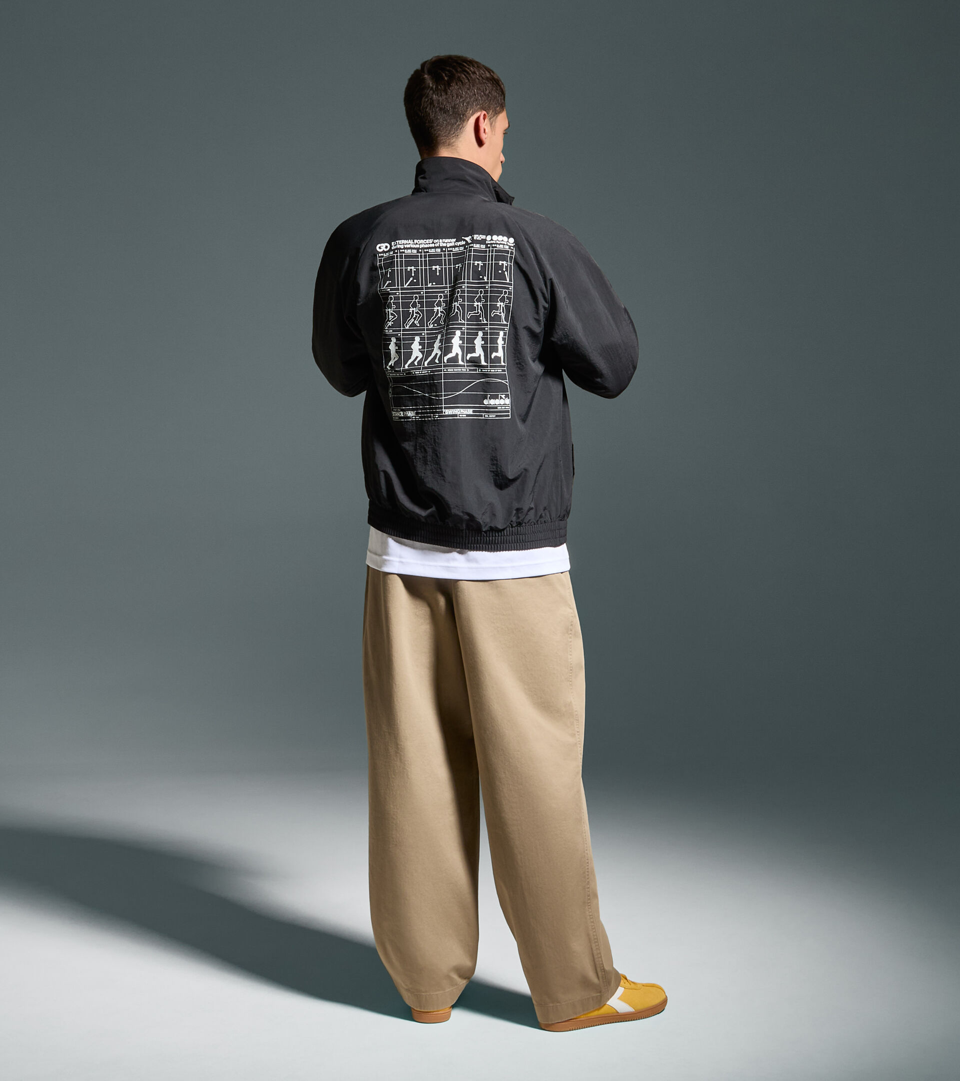 Track Jacket aus Polyamid - Cross-Category - Für alle Geschlechter TRACK JACKET SPORTS SCHWARZ - Diadora